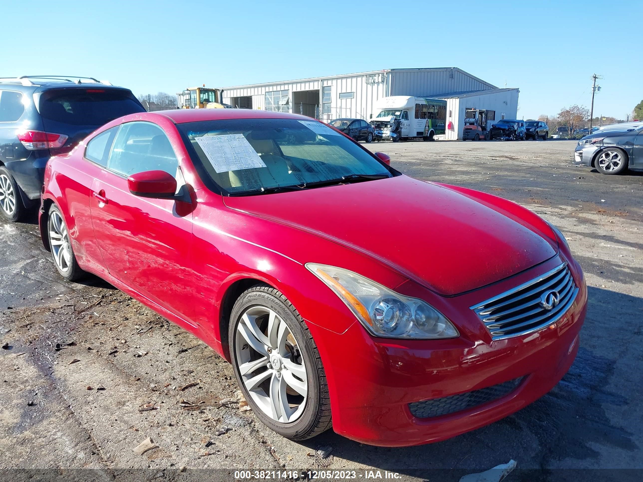 INFINITI G 2008 jnkcv64e38m110616