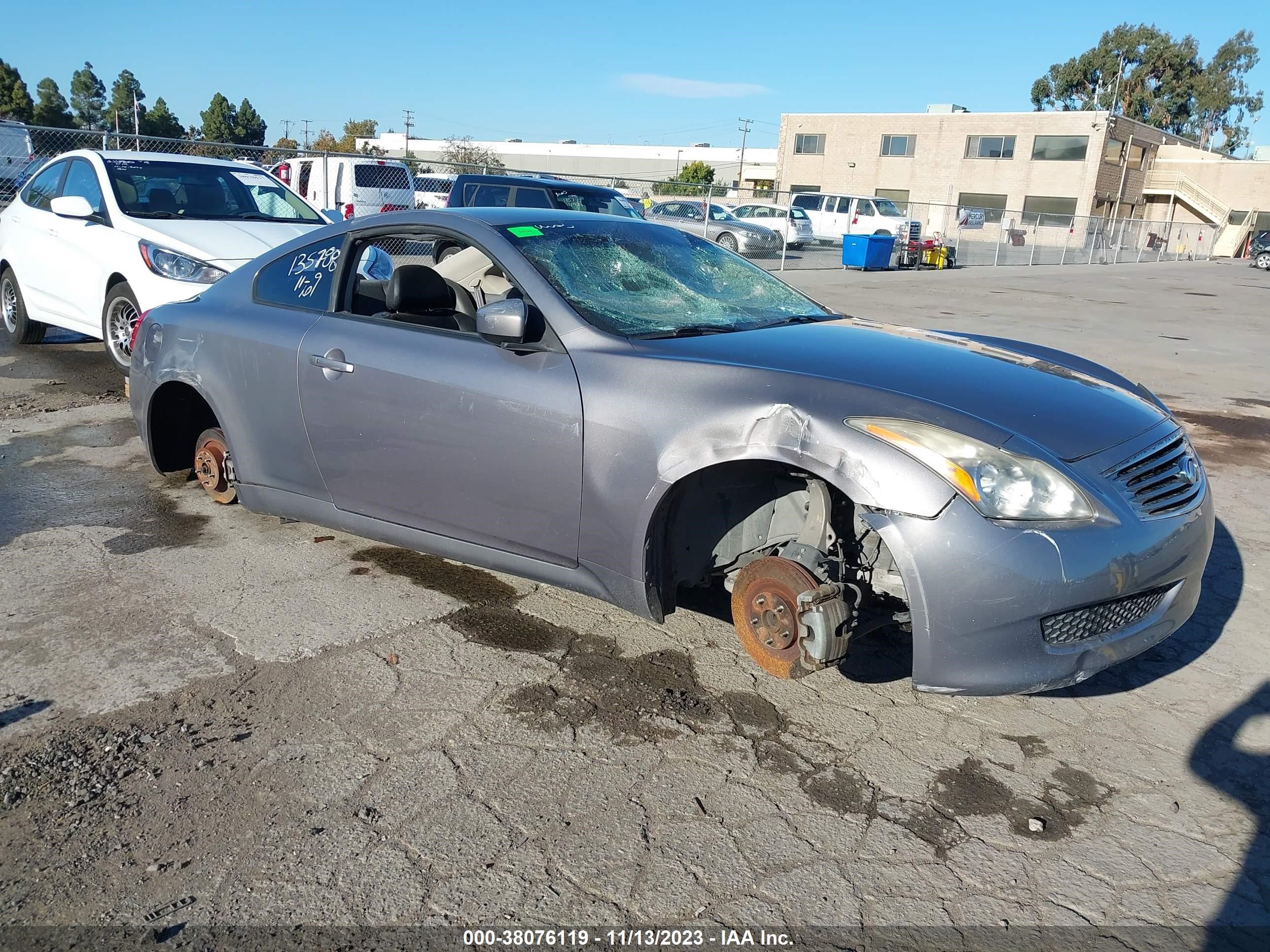 INFINITI G 2008 jnkcv64e78m113549