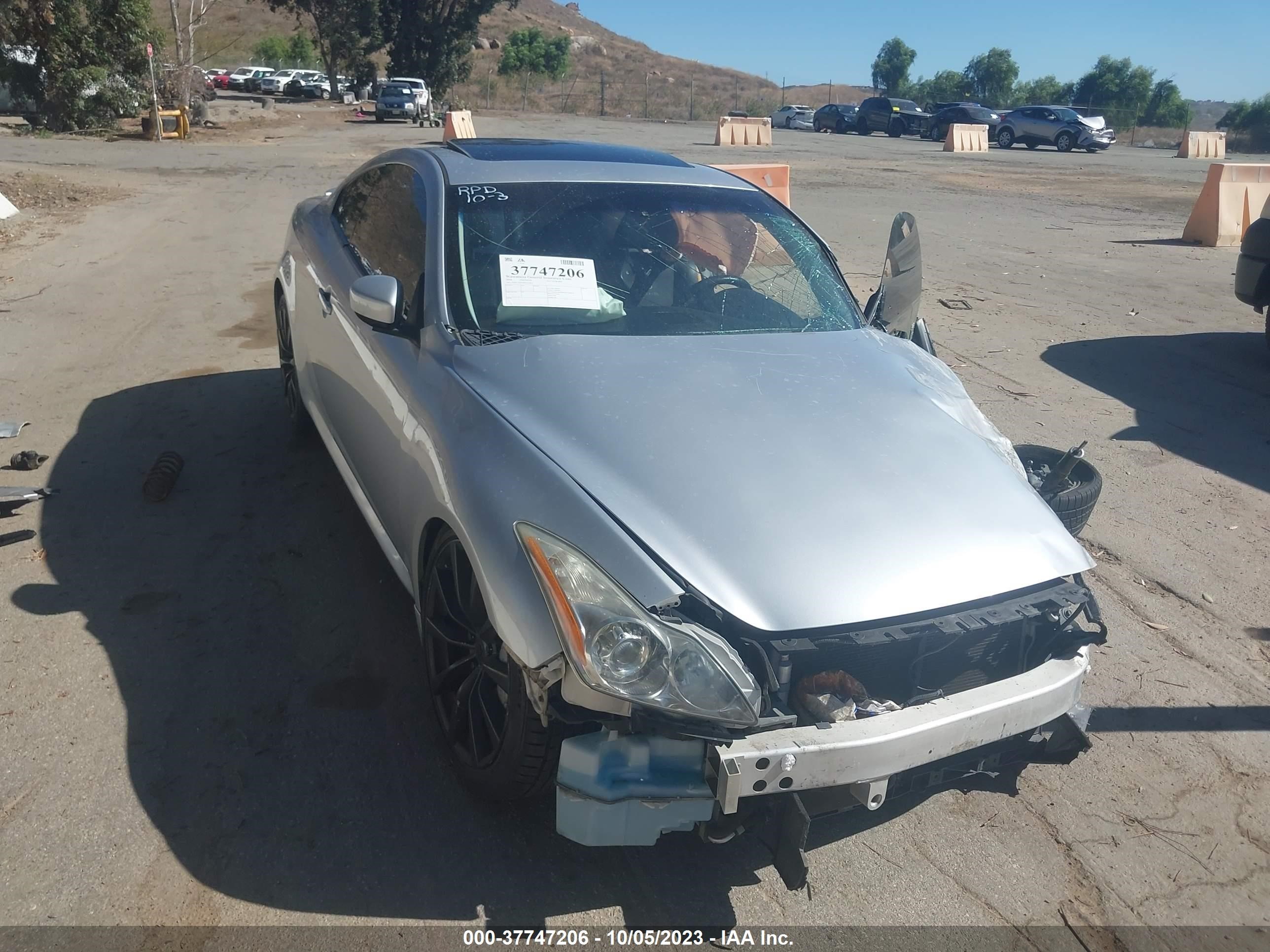 INFINITI G 2008 jnkcv64e98m122494