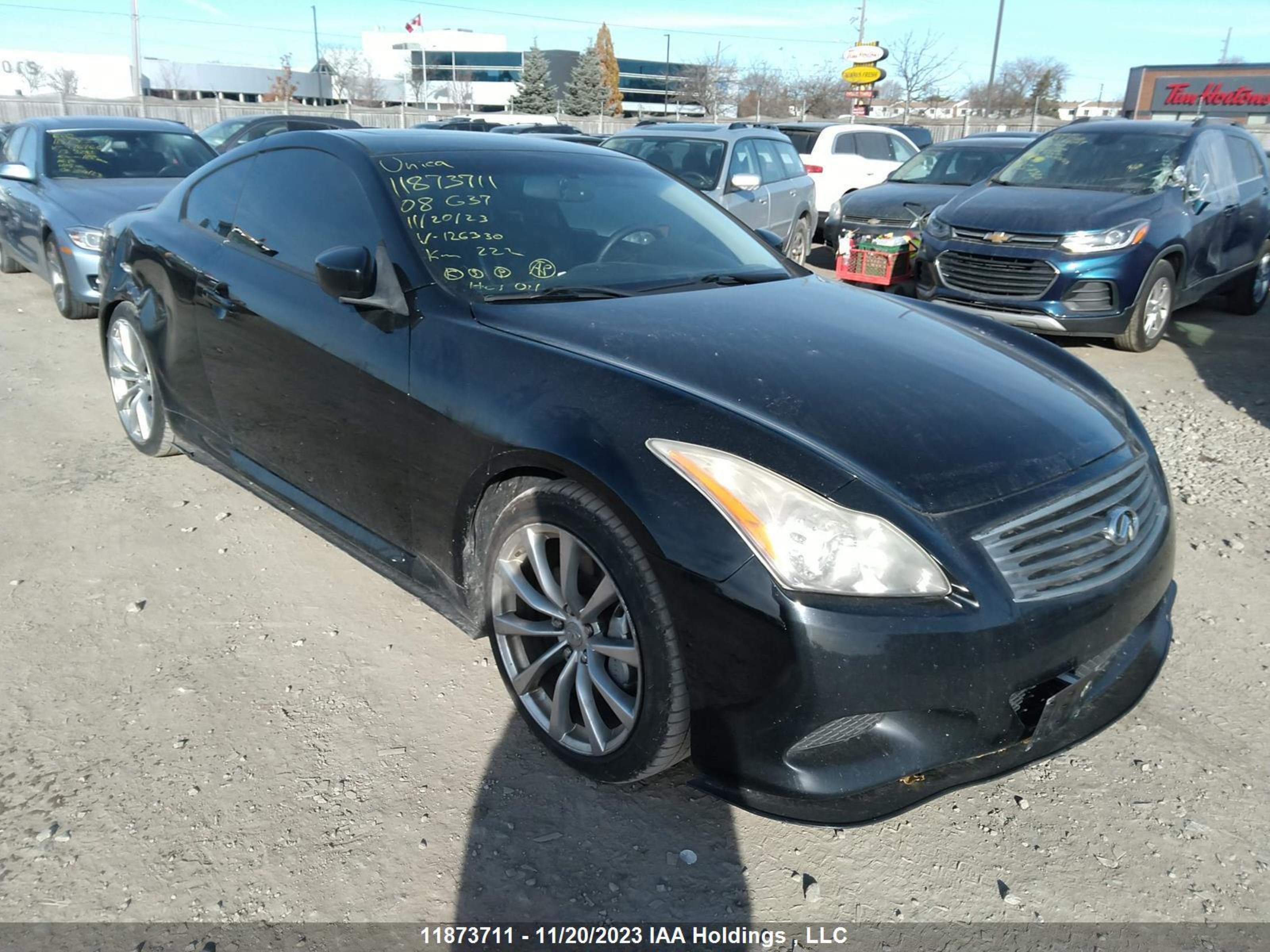 INFINITI G 2008 jnkcv64ex8m126330