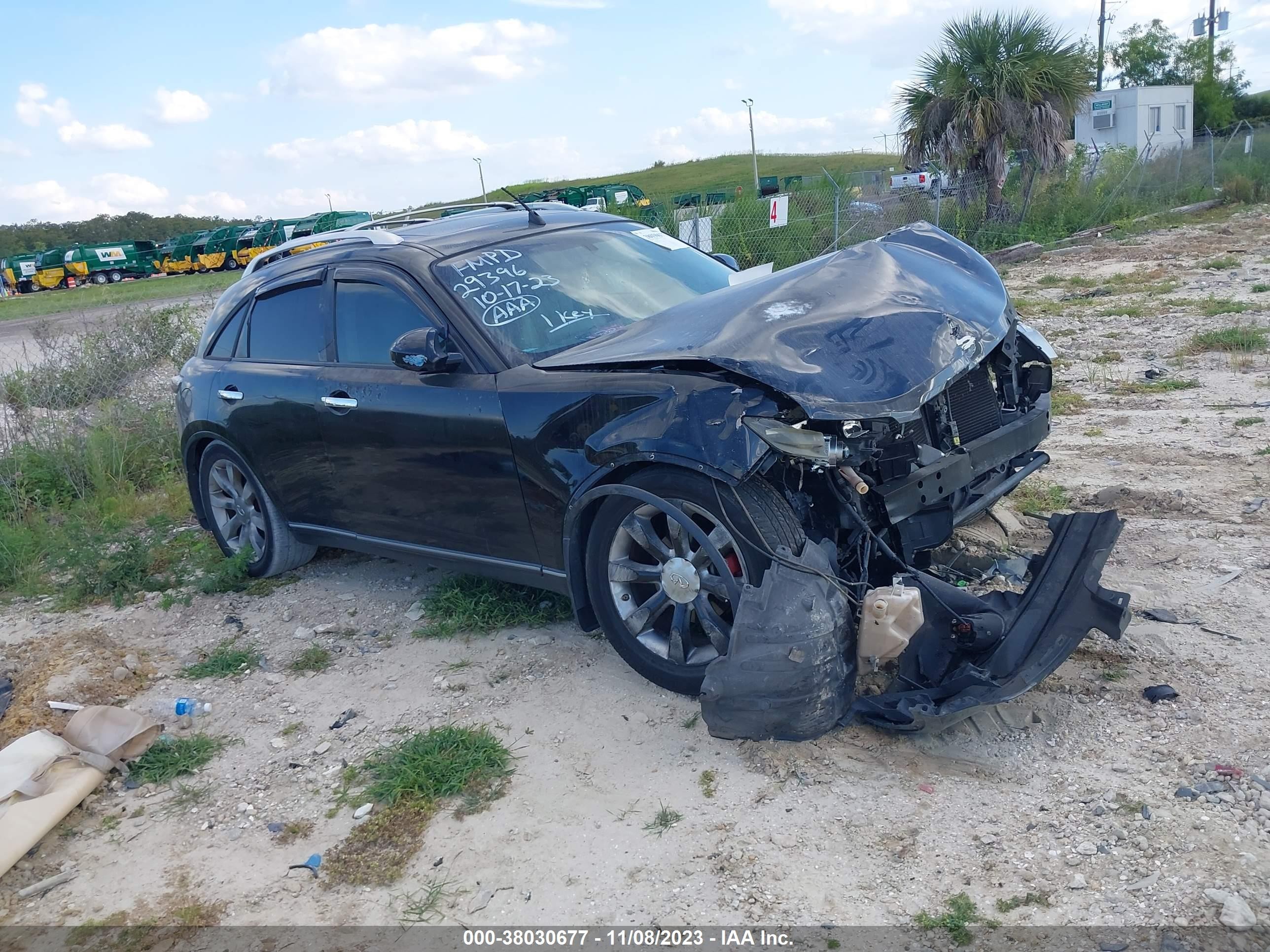 INFINITI FX 2005 jnras08u35x107614