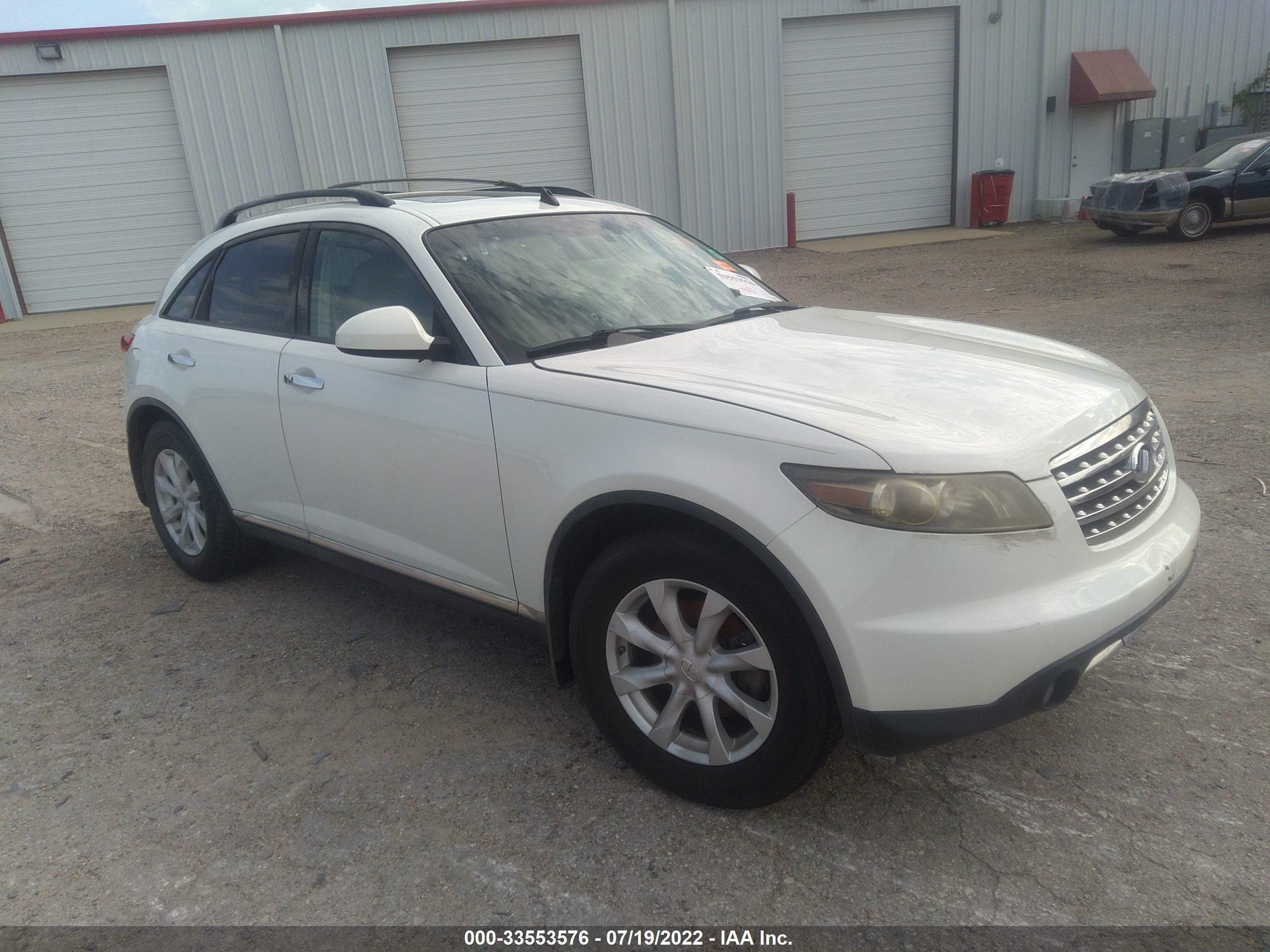 INFINITI FX 2006 jnras08u56x106112