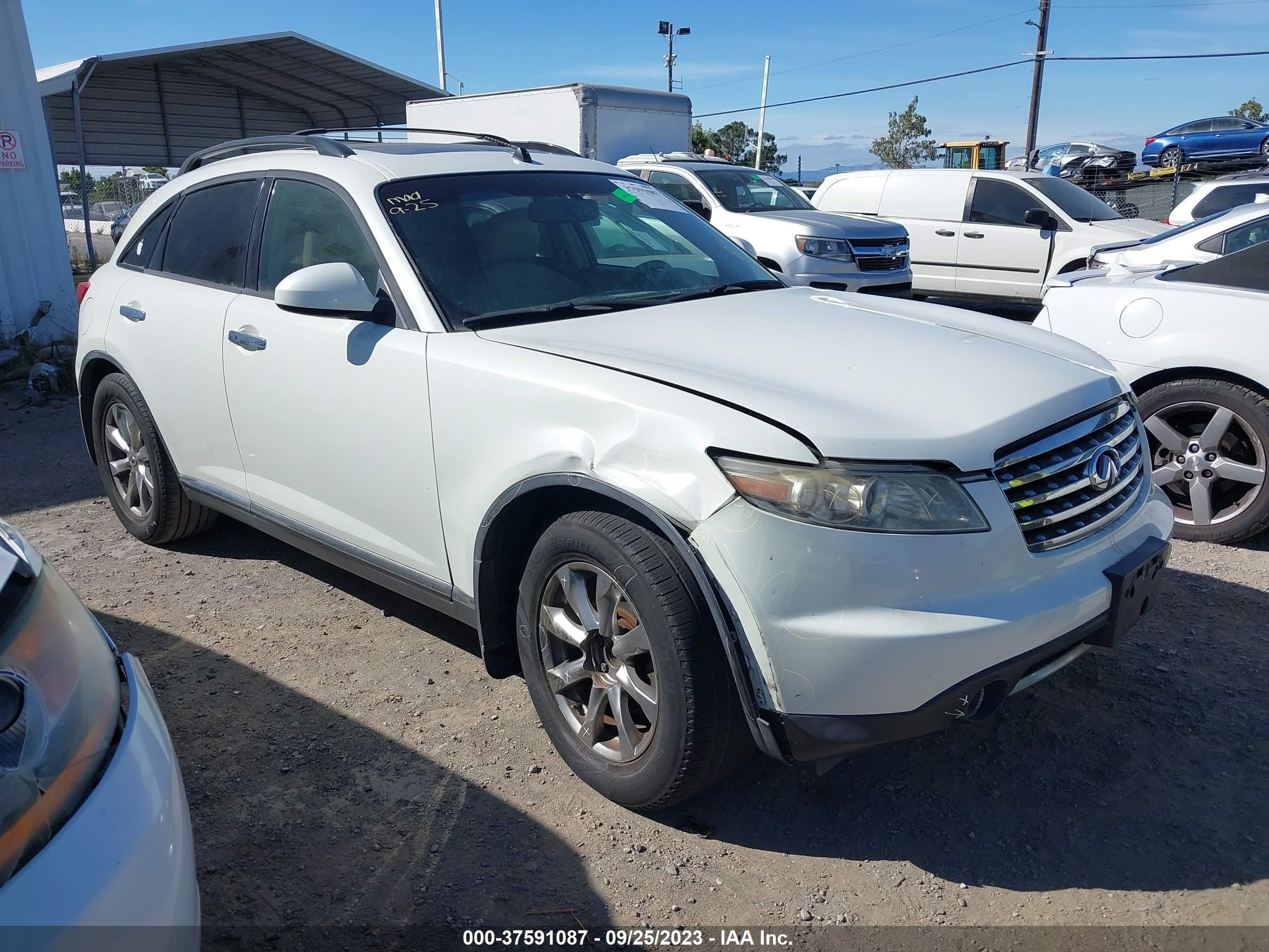 INFINITI FX 2008 jnras08u58x100376