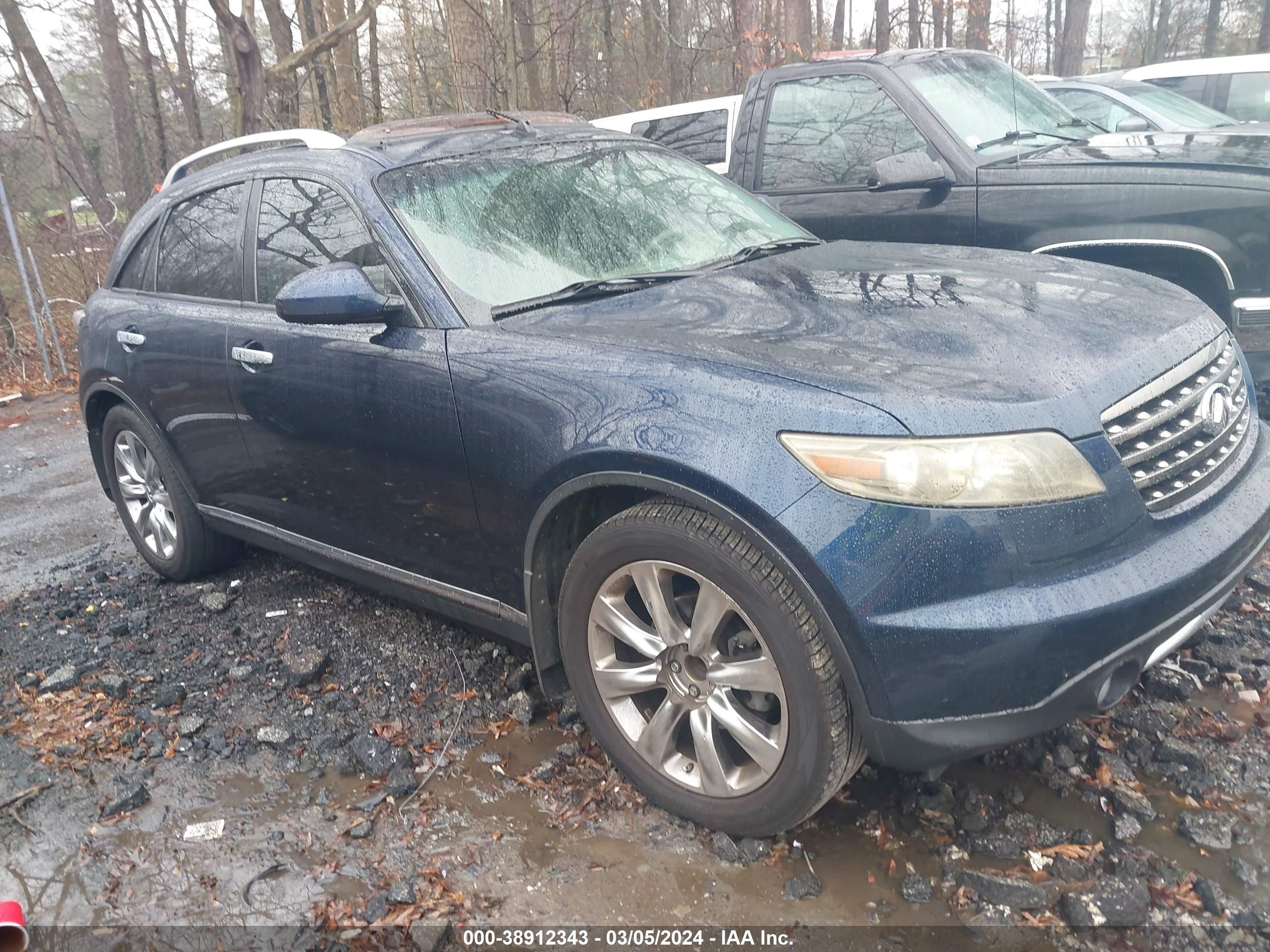 INFINITI FX 2008 jnras08u58x104105