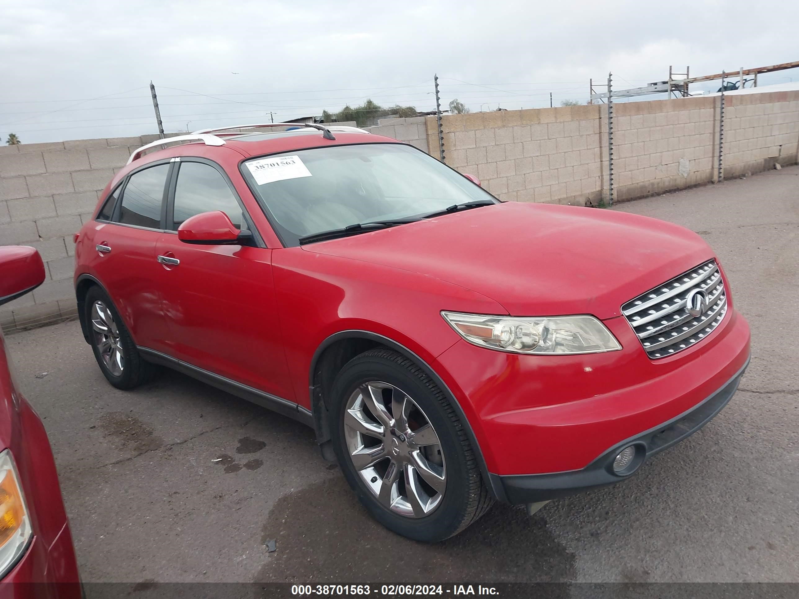 INFINITI FX 2004 jnras08u64x111395