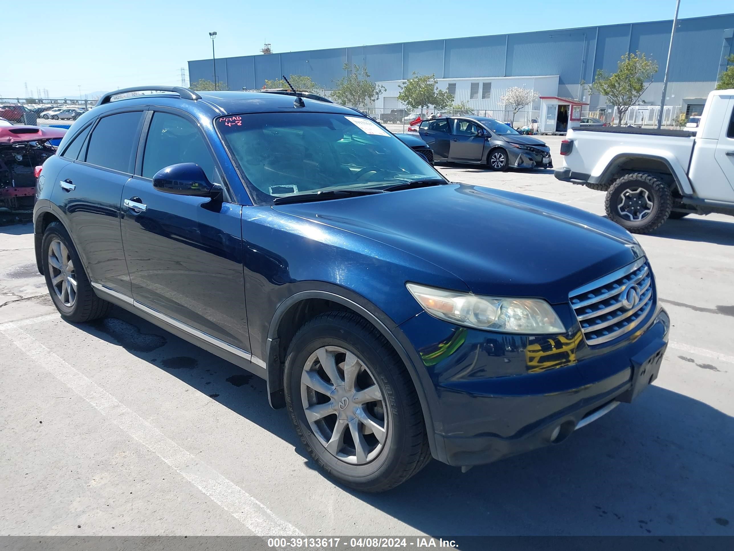 INFINITI FX 2008 jnras08u78x103666