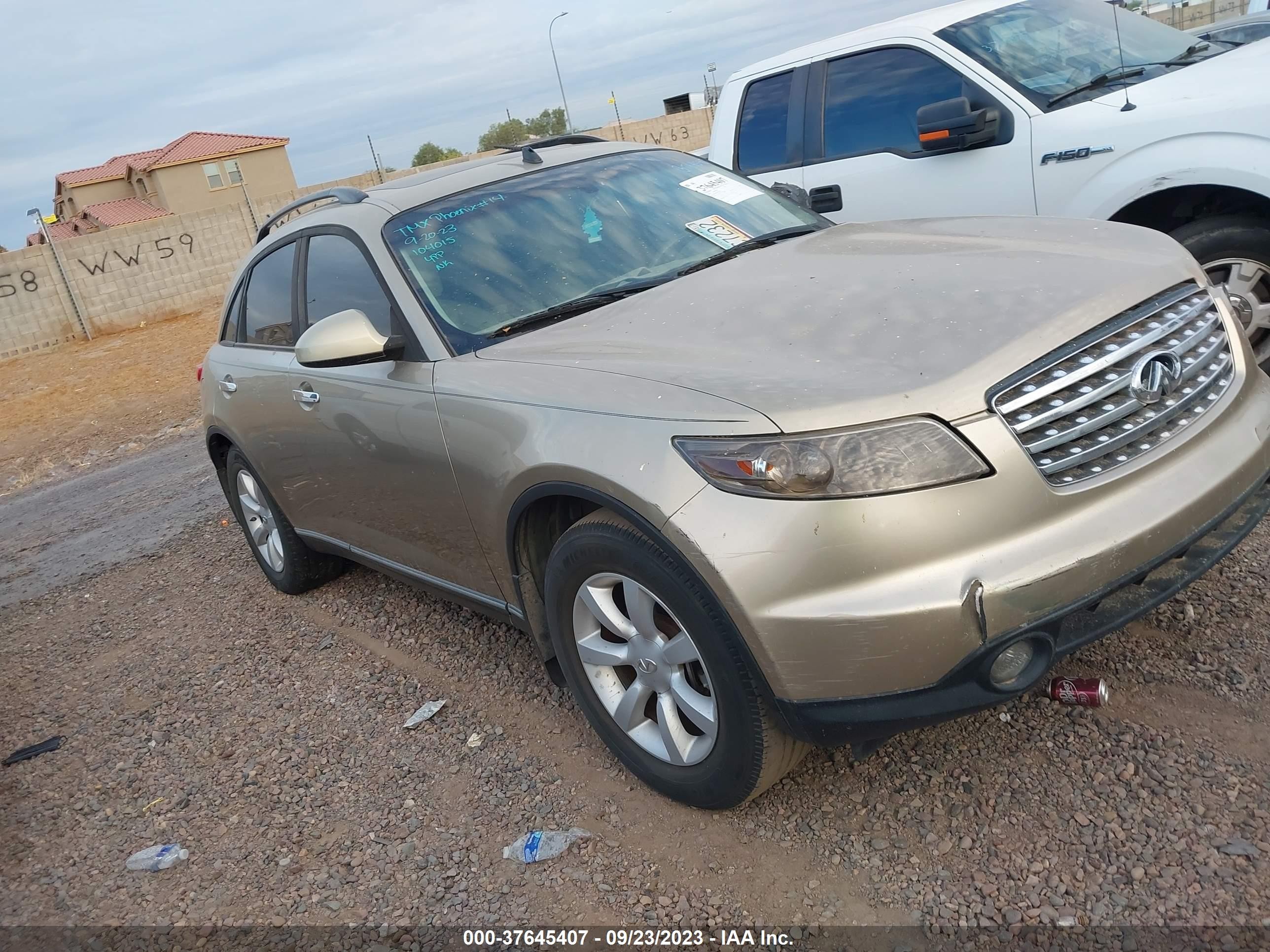 INFINITI FX 2005 jnras08ux5x104015