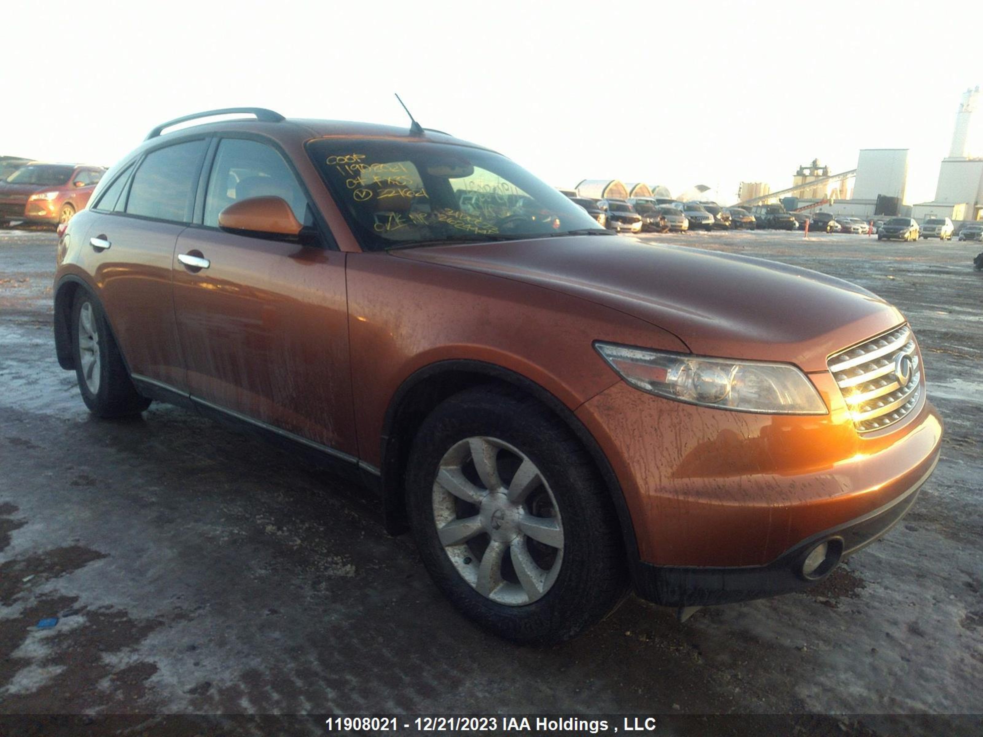 INFINITI FX 2004 jnras08w04x221621