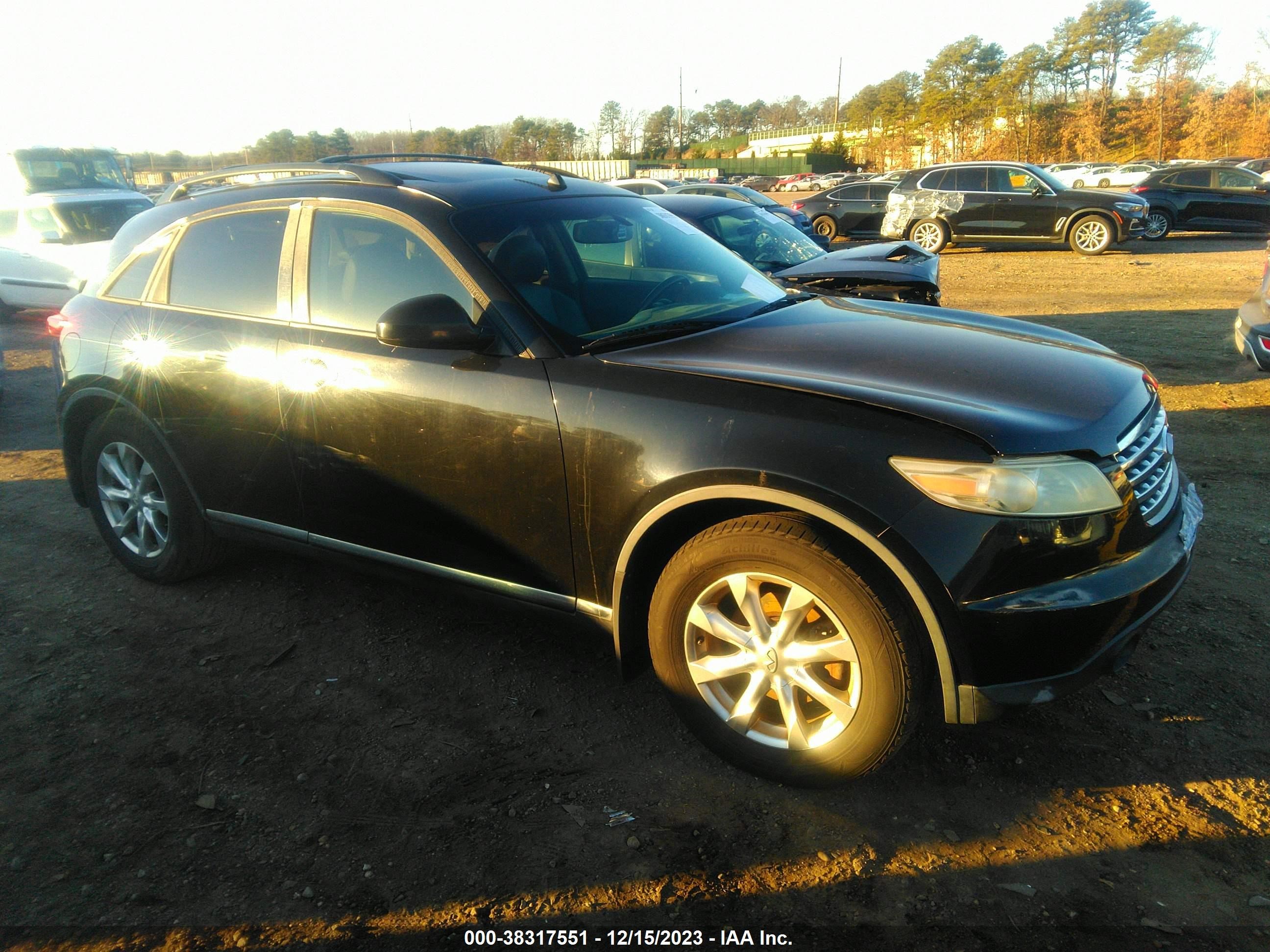 INFINITI FX 2007 jnras08w07x204516