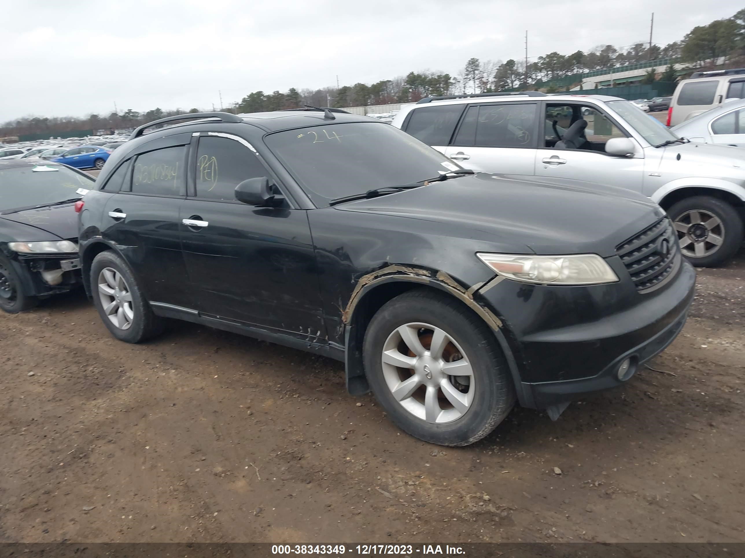 INFINITI FX 2005 jnras08w35x220013