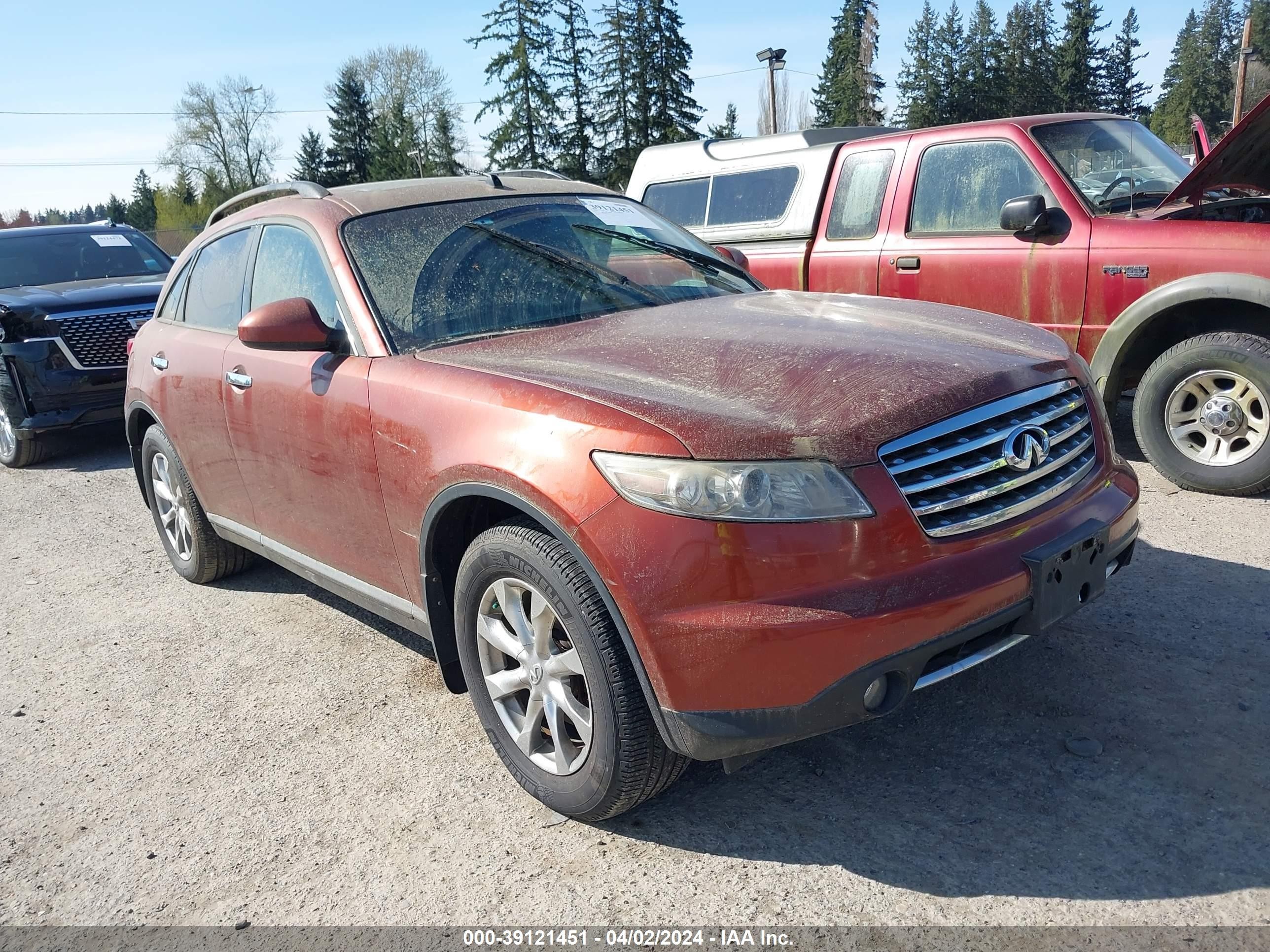 INFINITI FX 2007 jnras08w37x209581