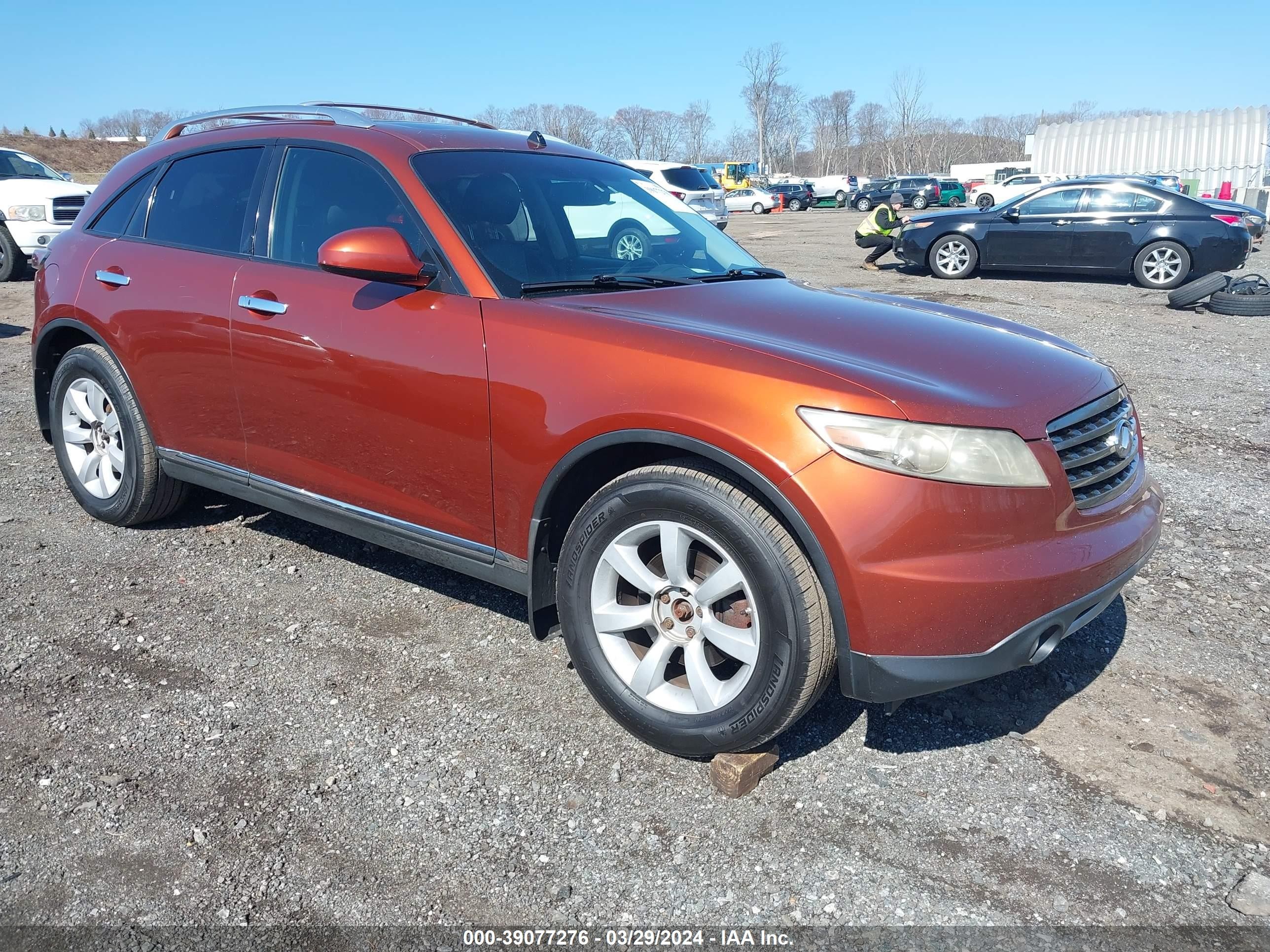 INFINITI FX 2008 jnras08w38x209615