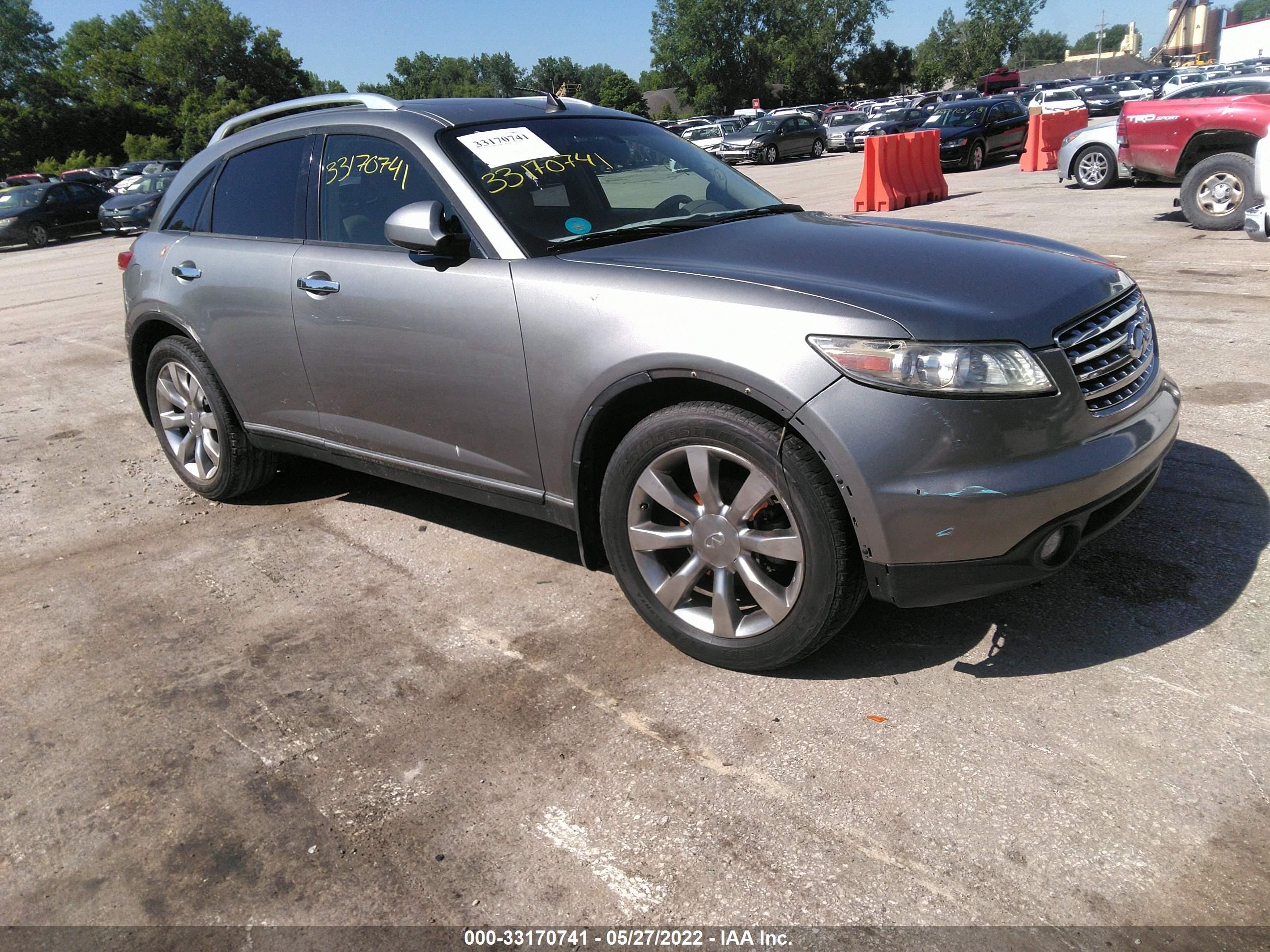 INFINITI FX 2004 jnras08w44x217734