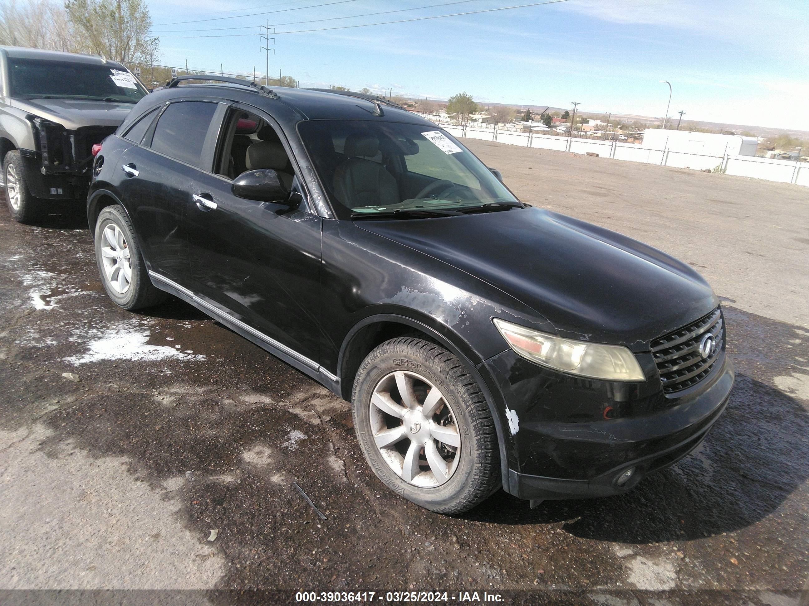 INFINITI FX 2005 jnras08w45x214656