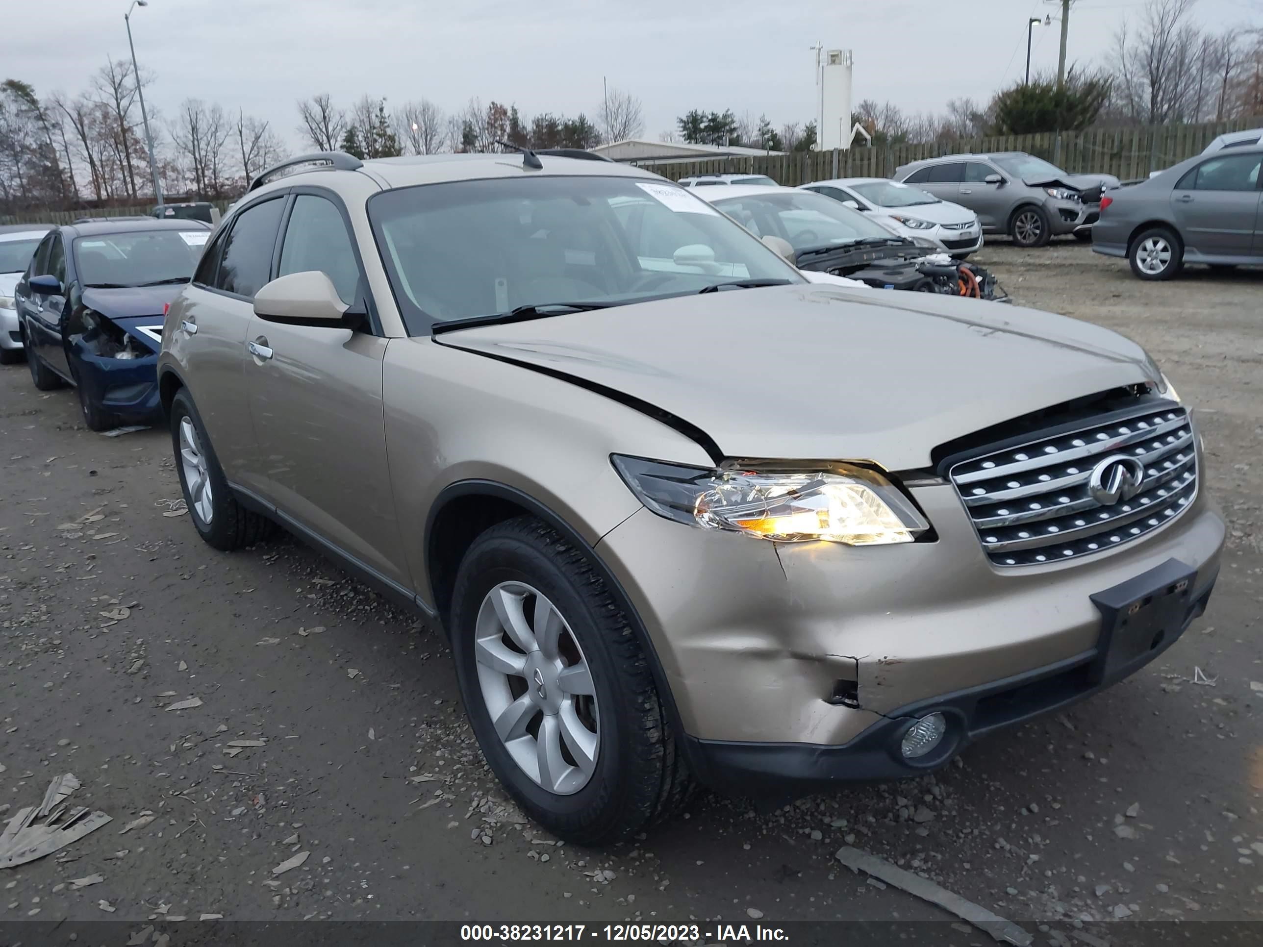 INFINITI FX 2005 jnras08w45x214804