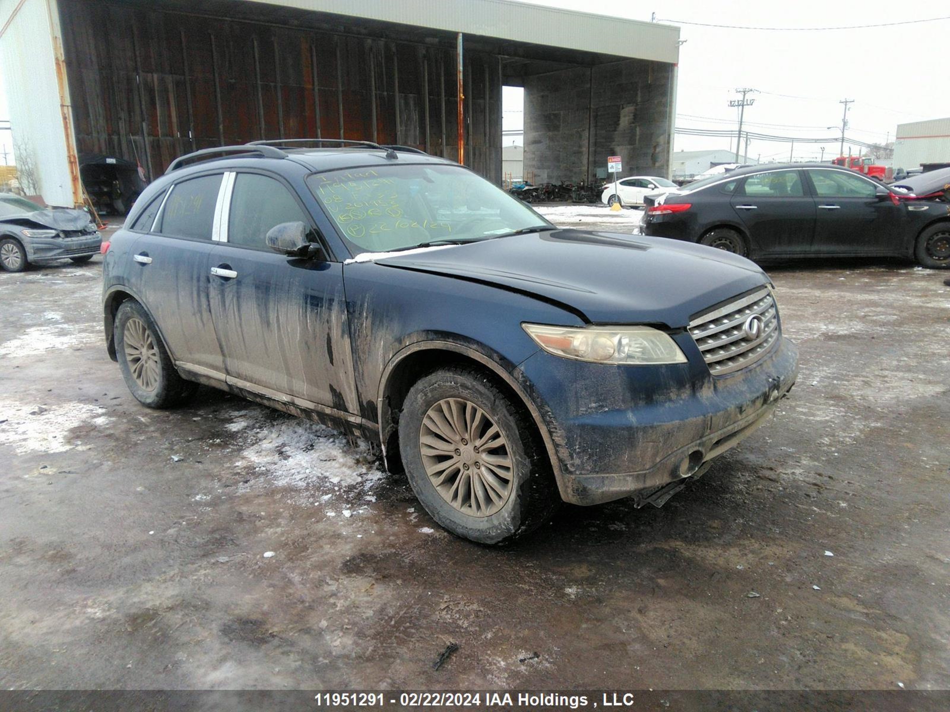 INFINITI FX 2008 jnras08w58x201953