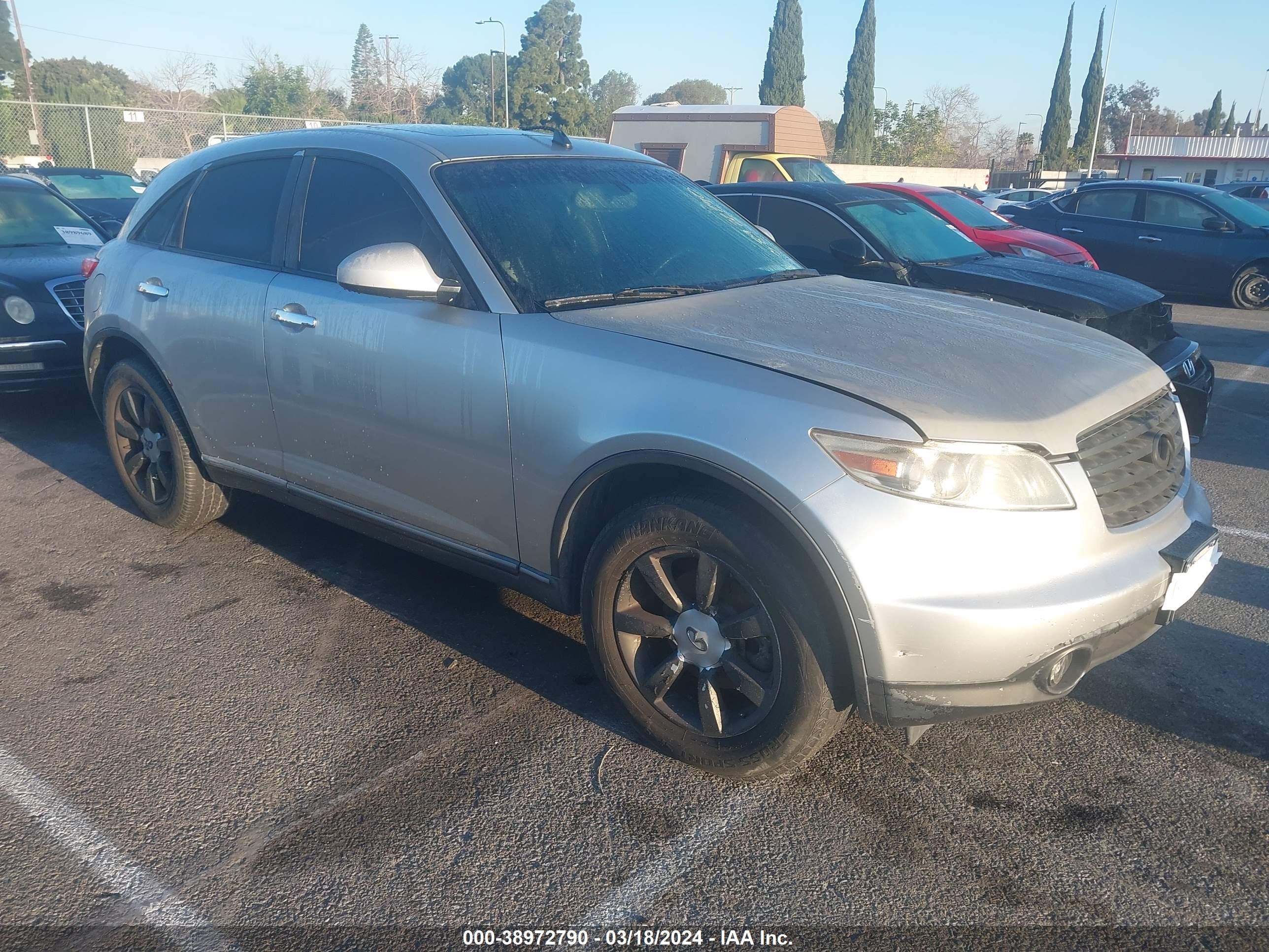 INFINITI FX 2003 jnras08w63x002984