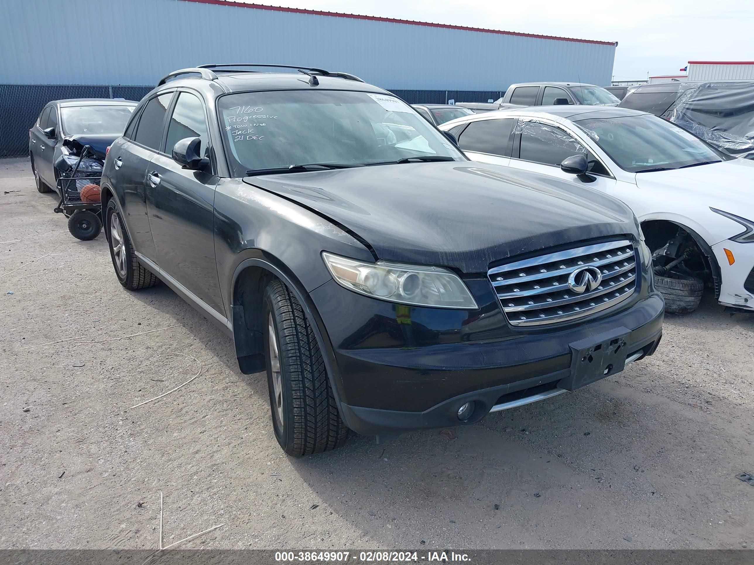 INFINITI FX 2008 jnras08w68x202979