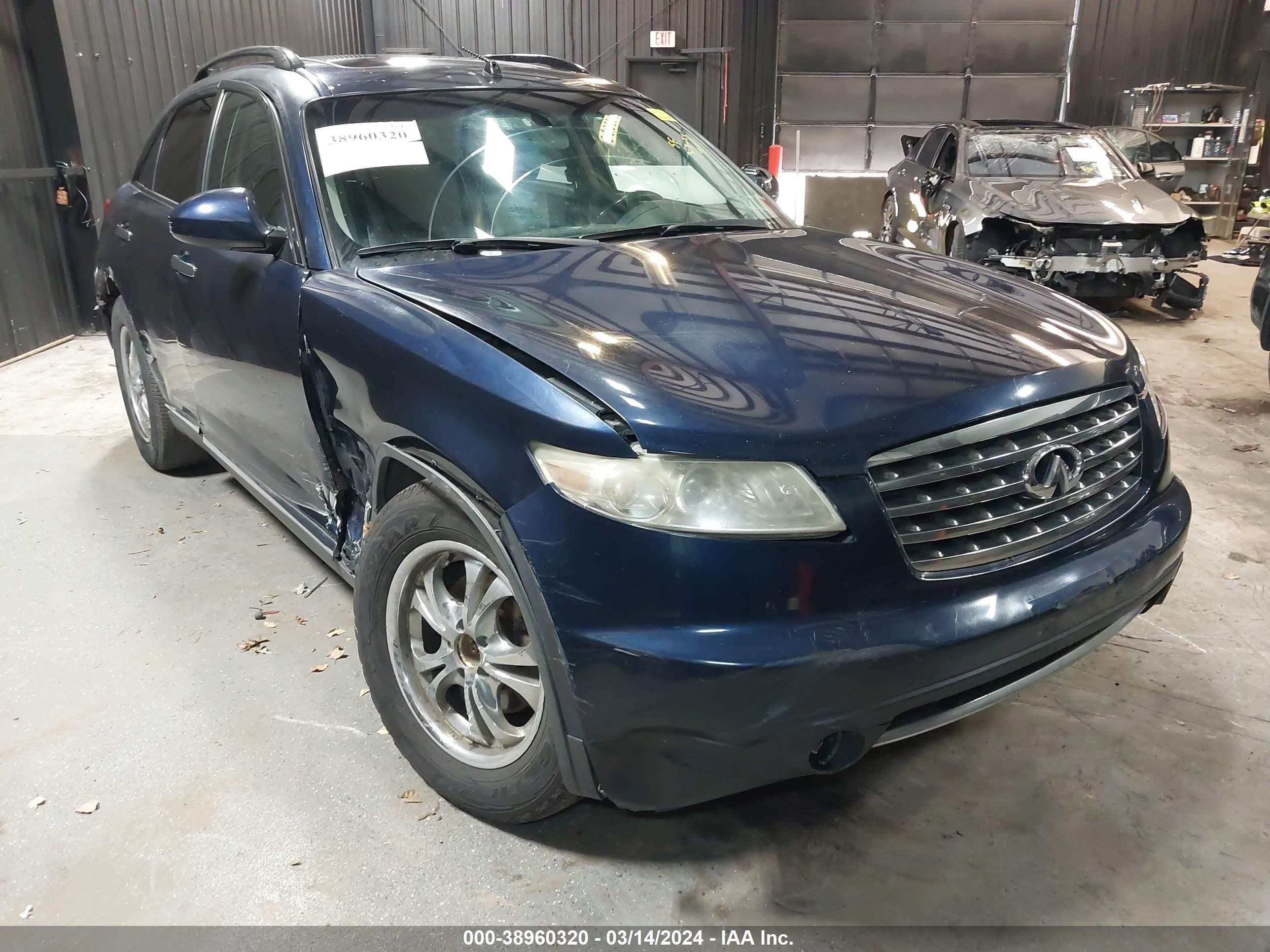 INFINITI FX 2008 jnras08w68x205123