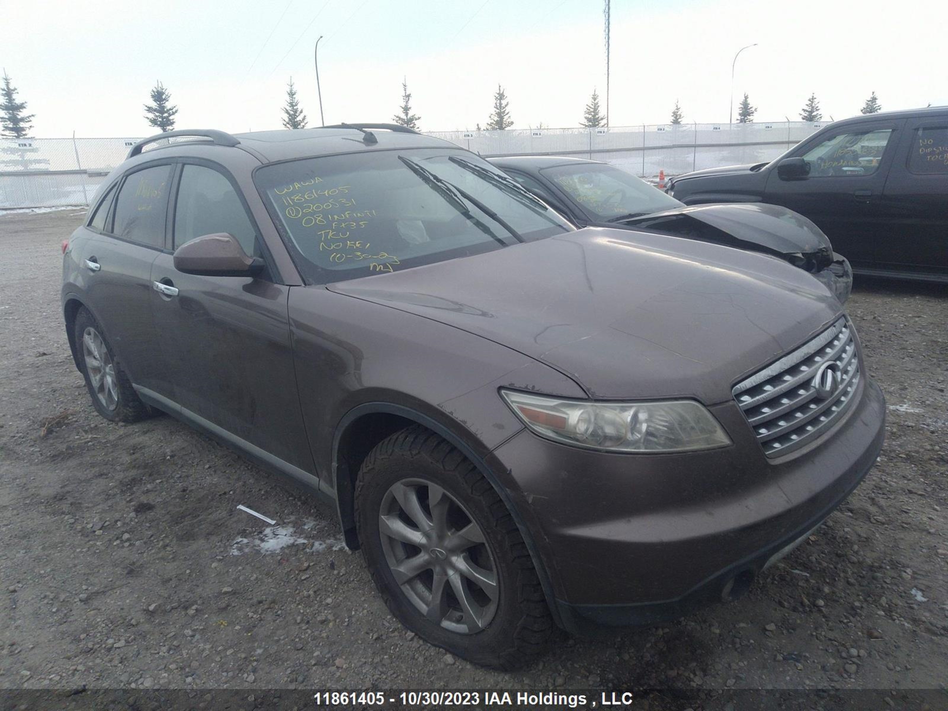 INFINITI FX 2008 jnras08w78x200531