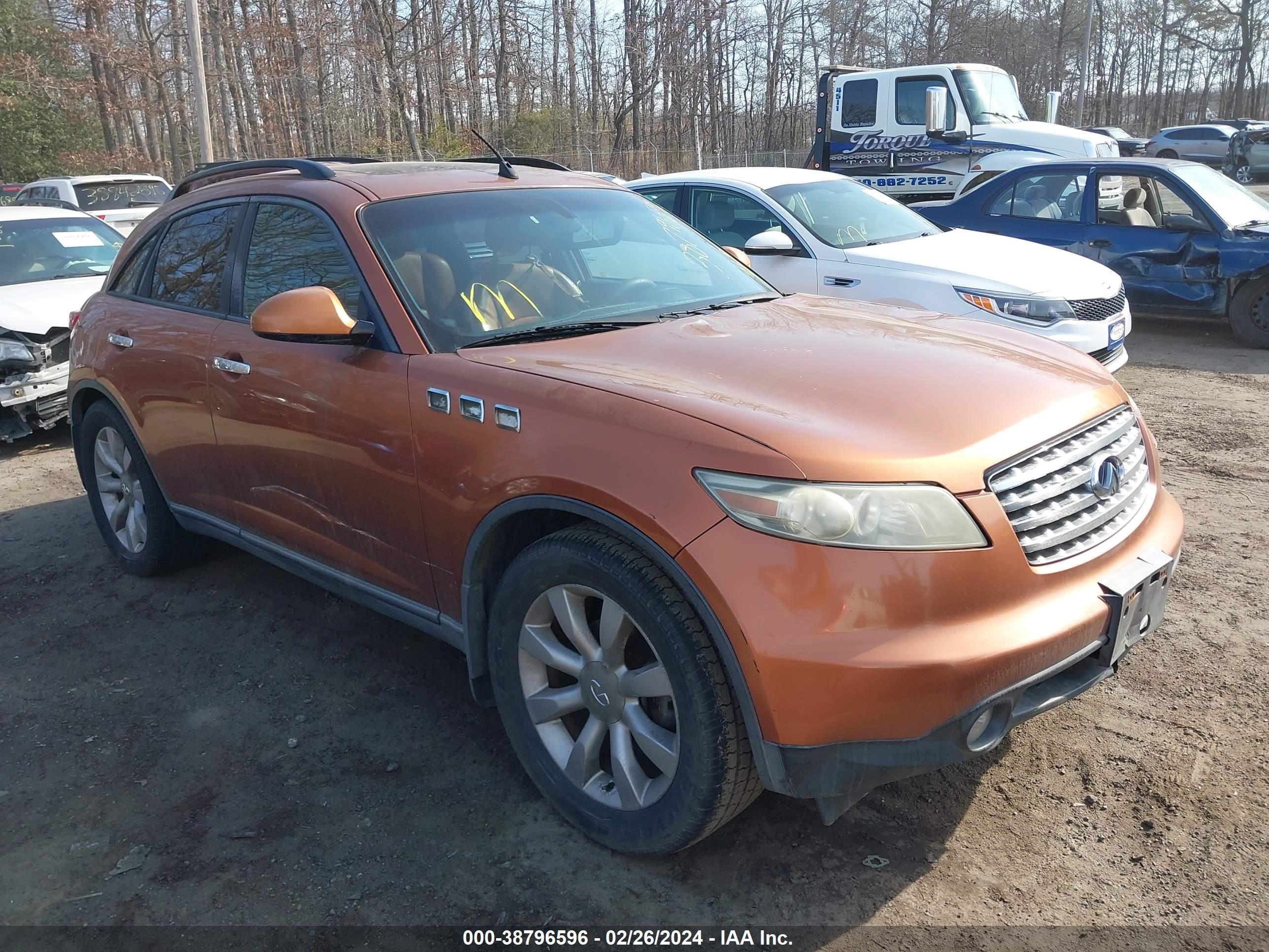 INFINITI FX 2003 jnras08w93x204590