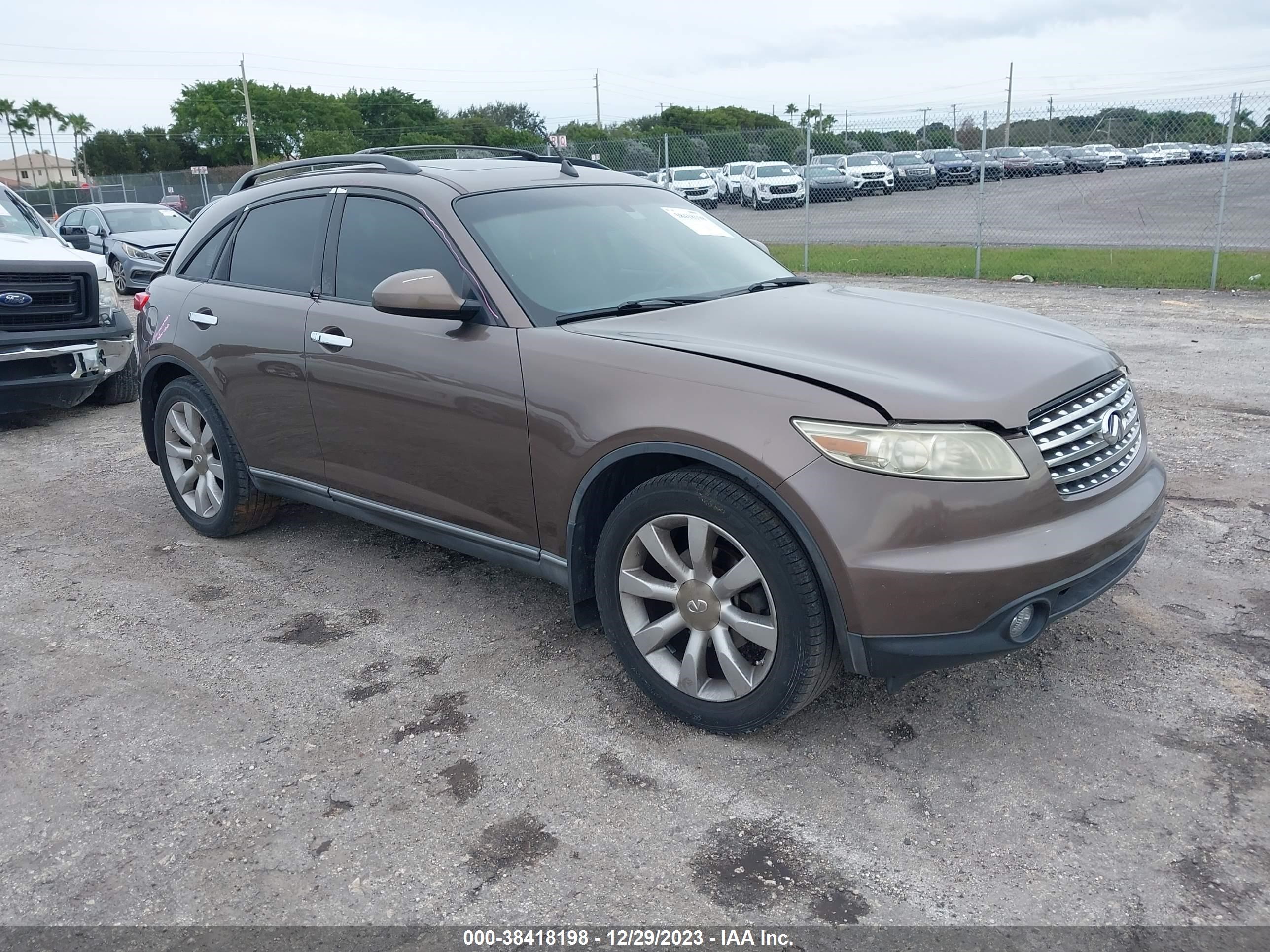 INFINITI FX 2003 jnras08w93x207585