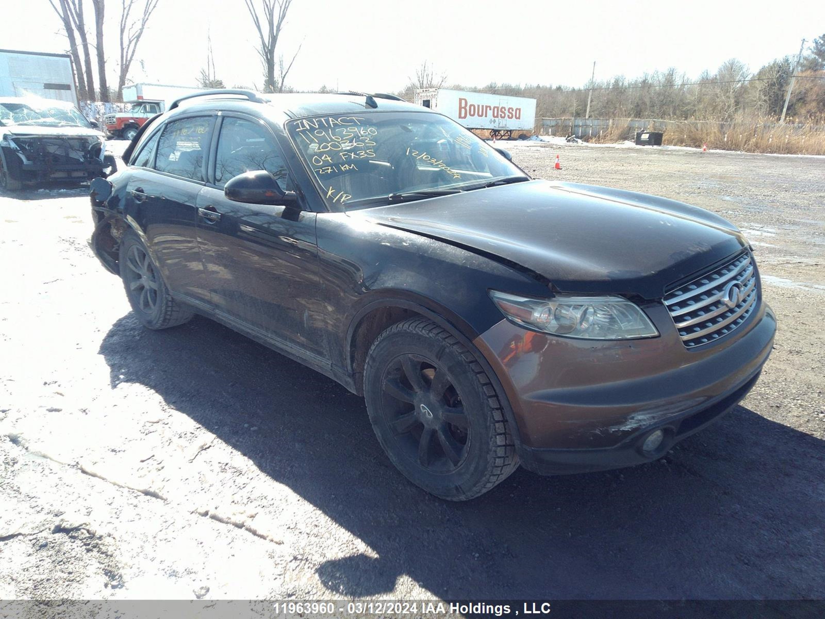 INFINITI FX 2004 jnras08w94x200363