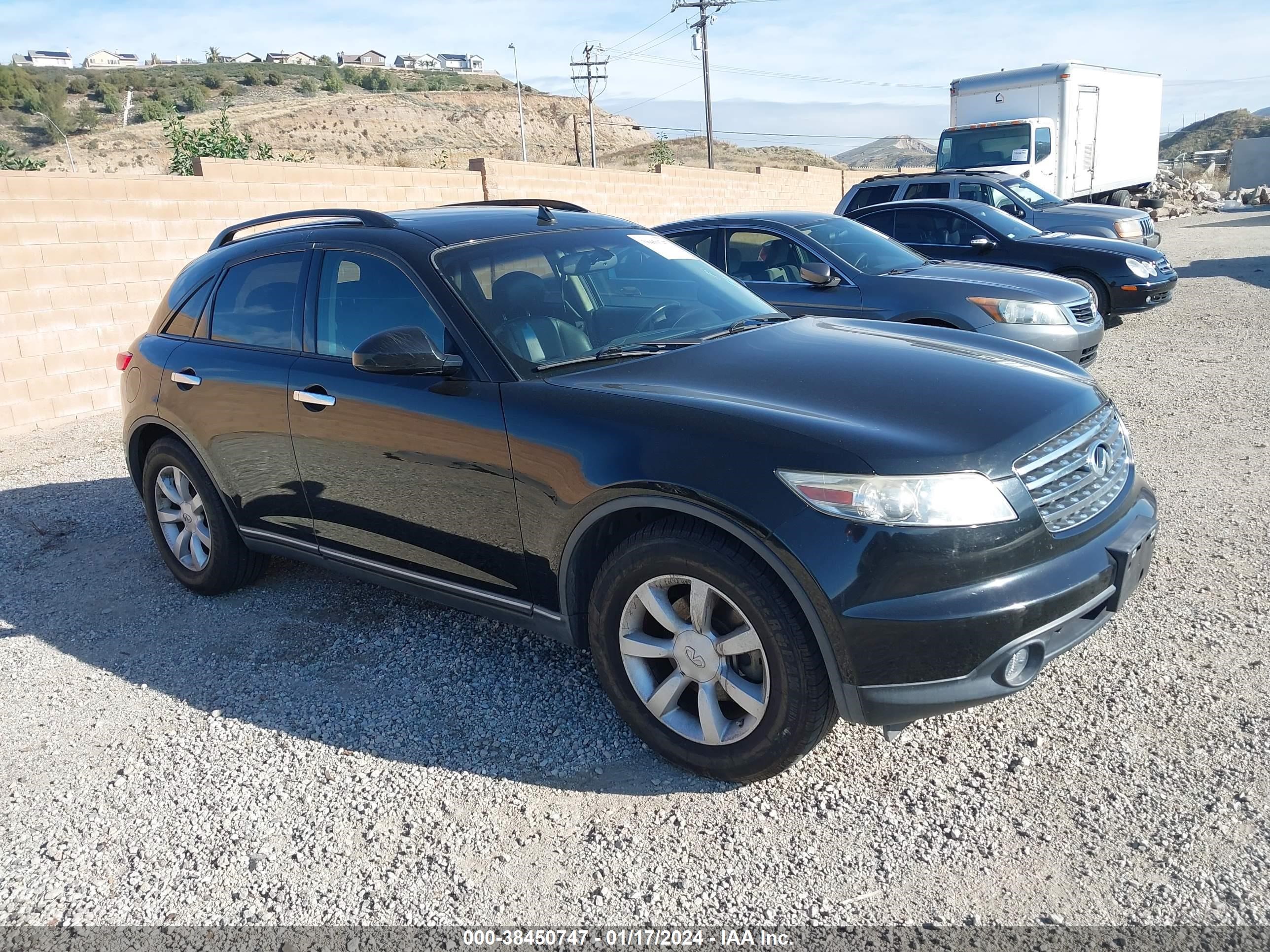 INFINITI FX 2005 jnras08w95x204253