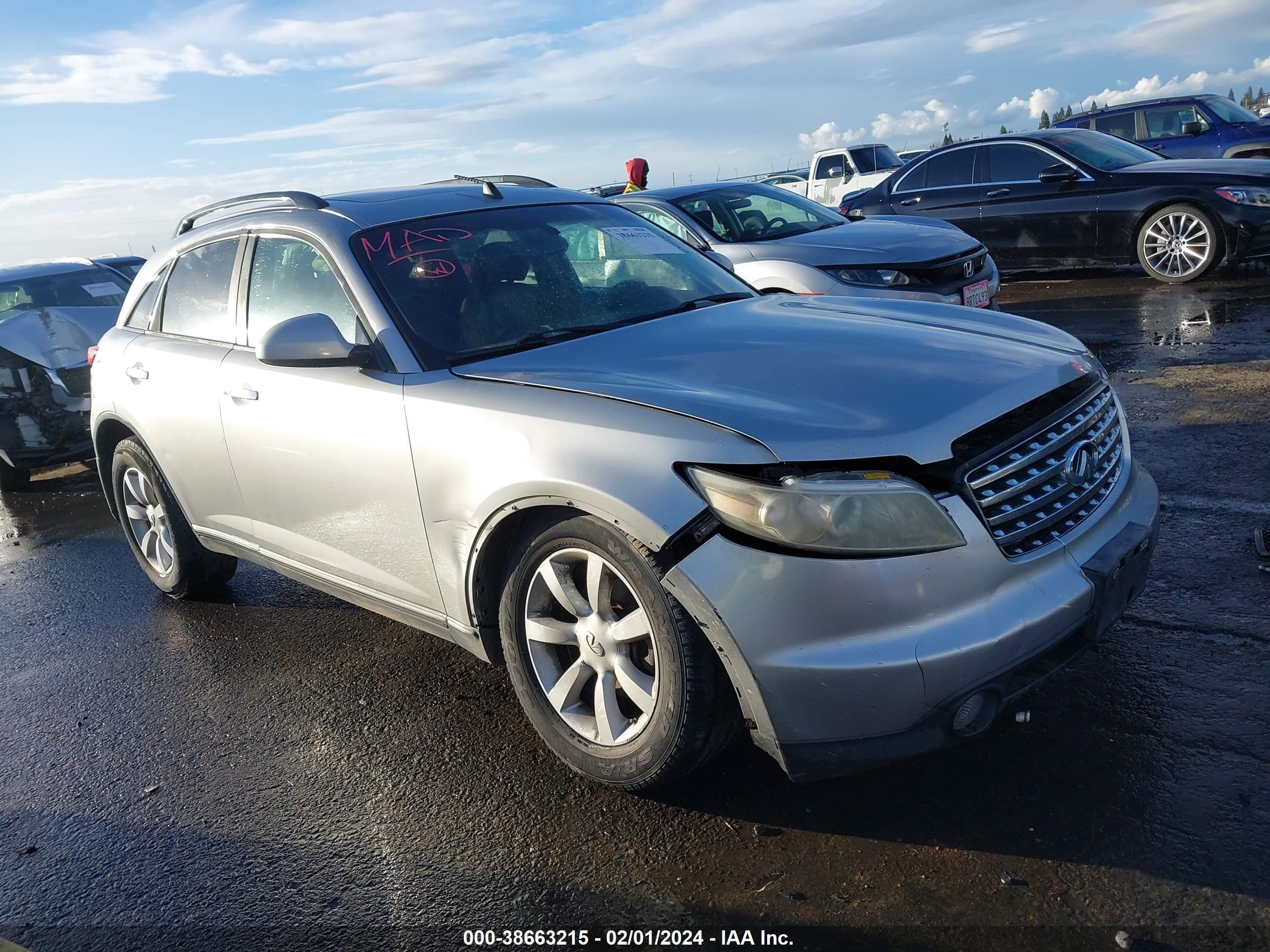 INFINITI FX 2005 jnras08w95x207962