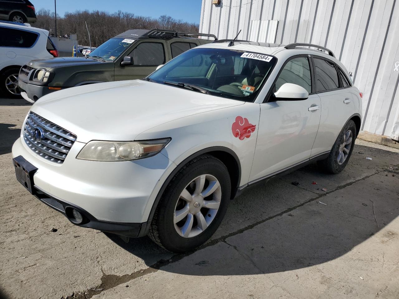 INFINITI FX 2005 jnras08w95x213373