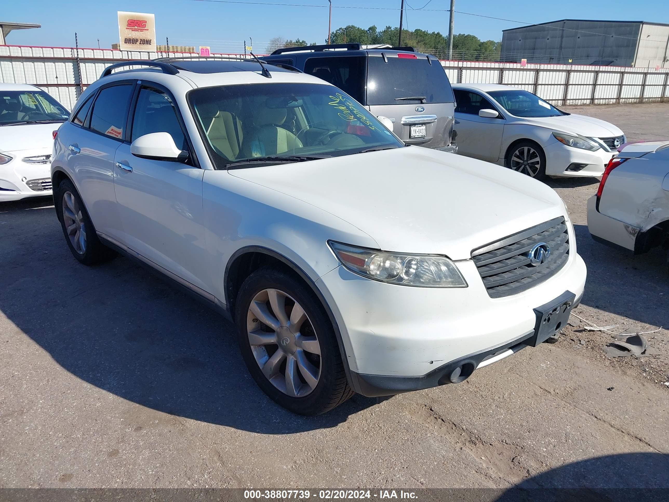 INFINITI FX 2006 jnras08wx6x210659