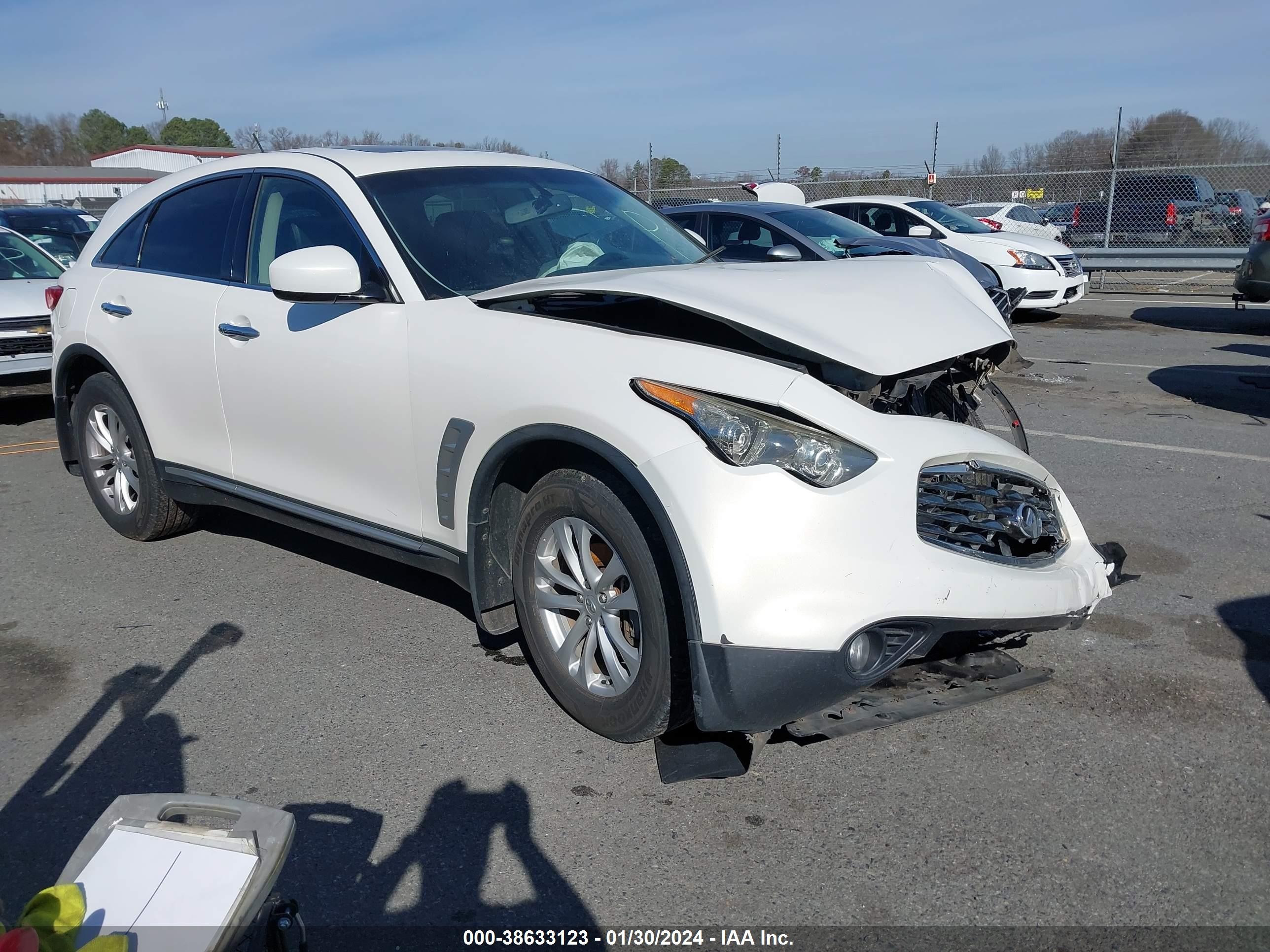 INFINITI FX 2009 jnras18w09m150788