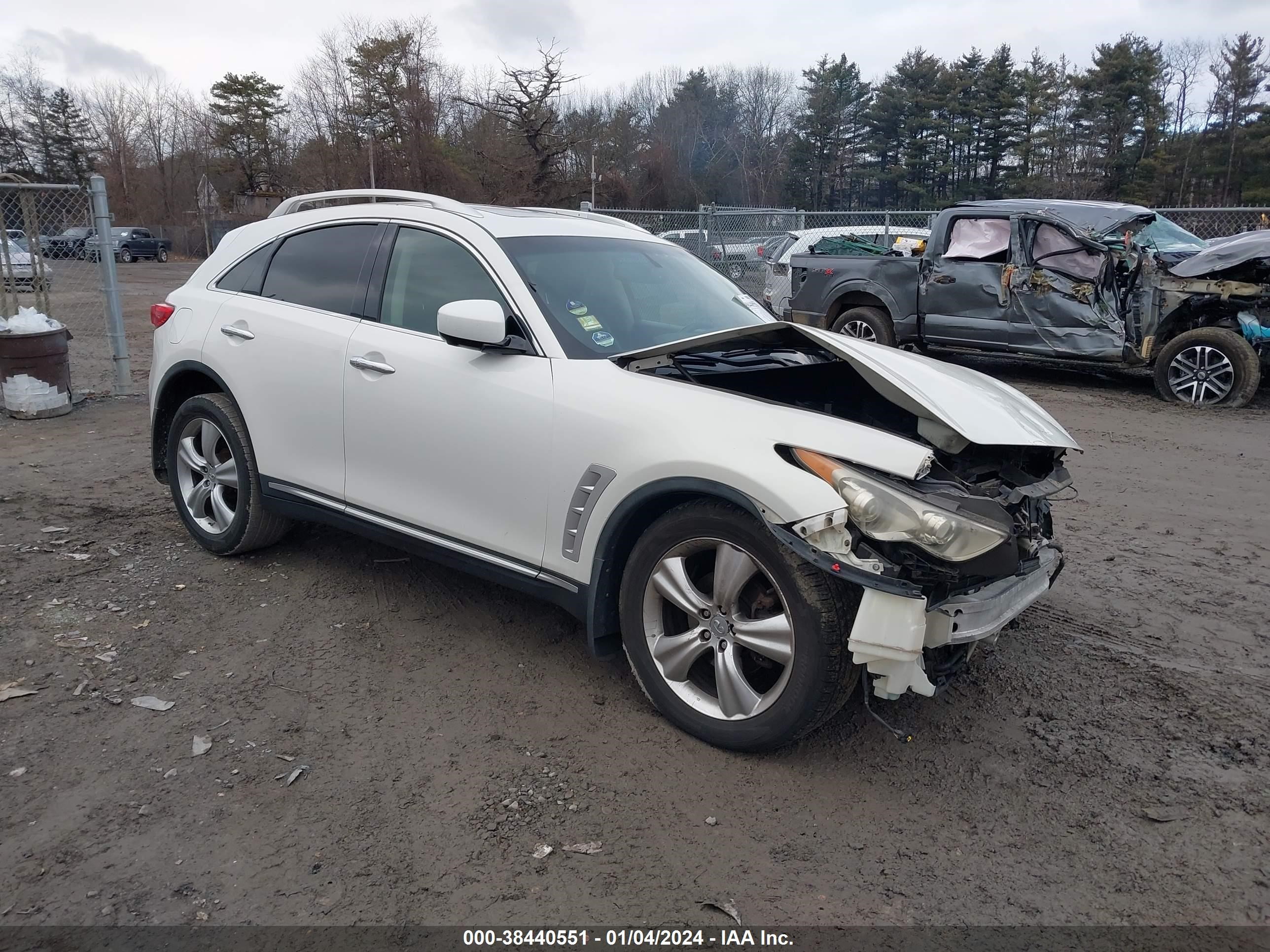 INFINITI FX 2009 jnras18w29m157953