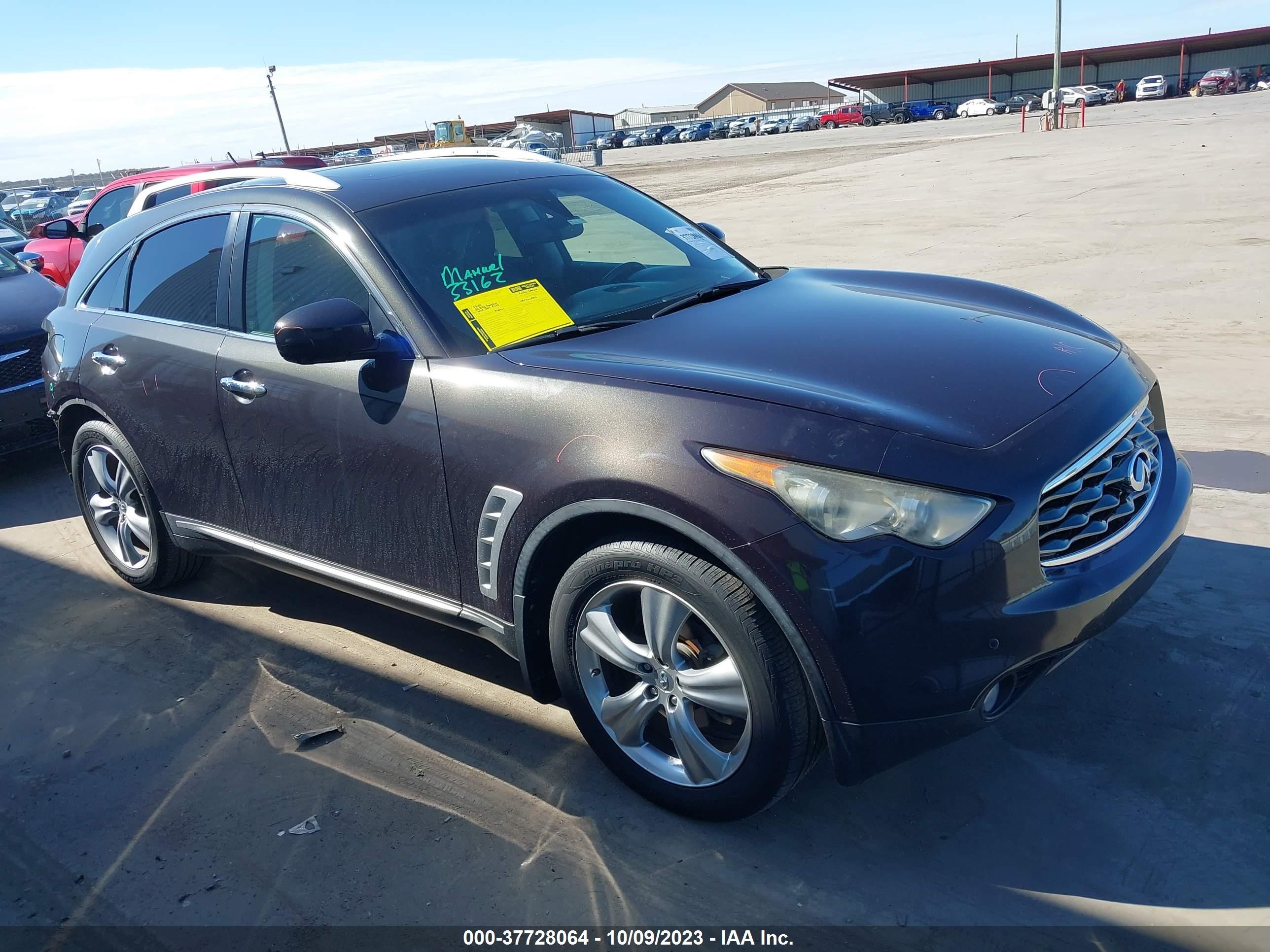 INFINITI FX 2009 jnras18w39m155404