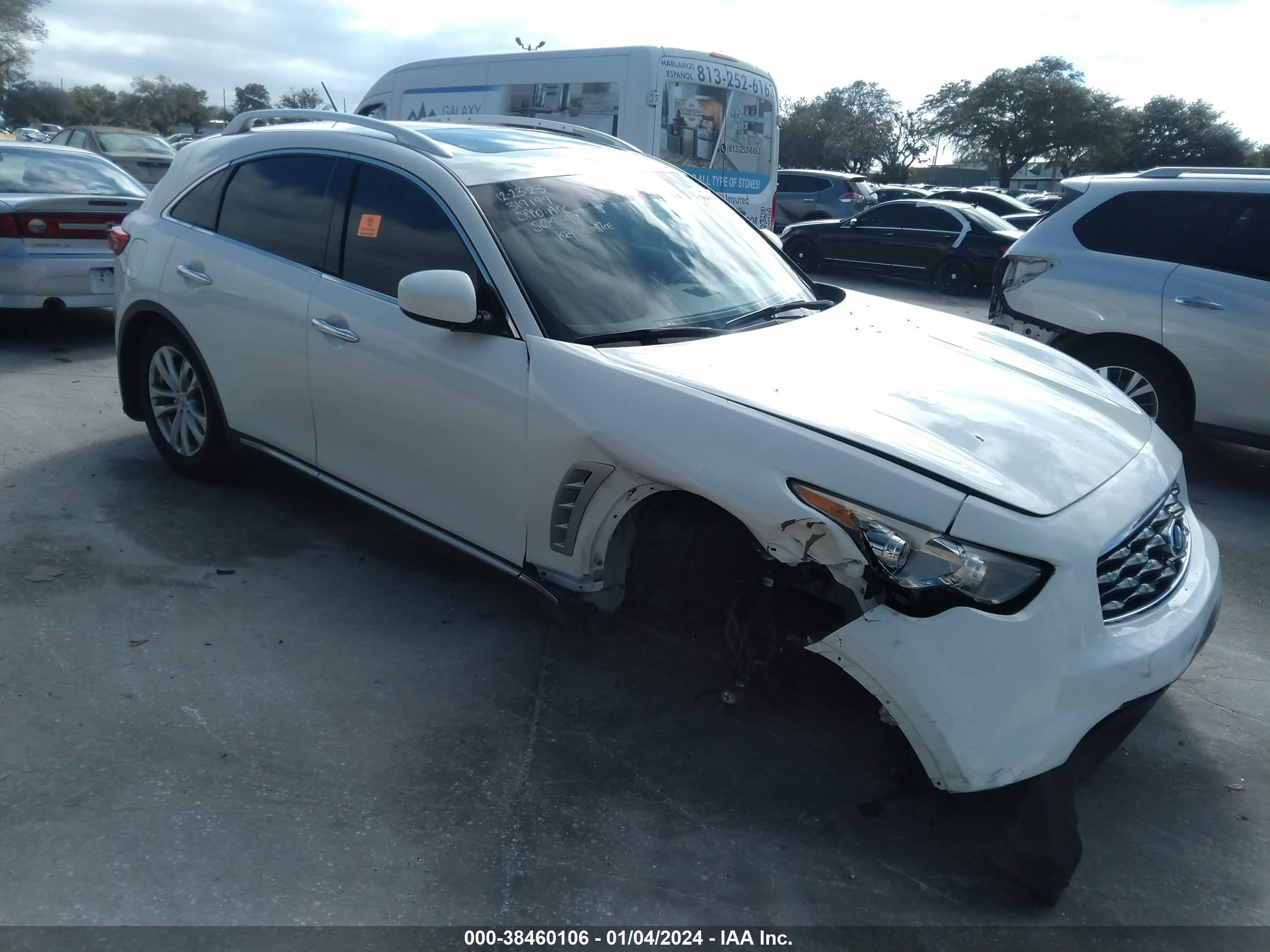 INFINITI FX 2009 jnras18w79m157818