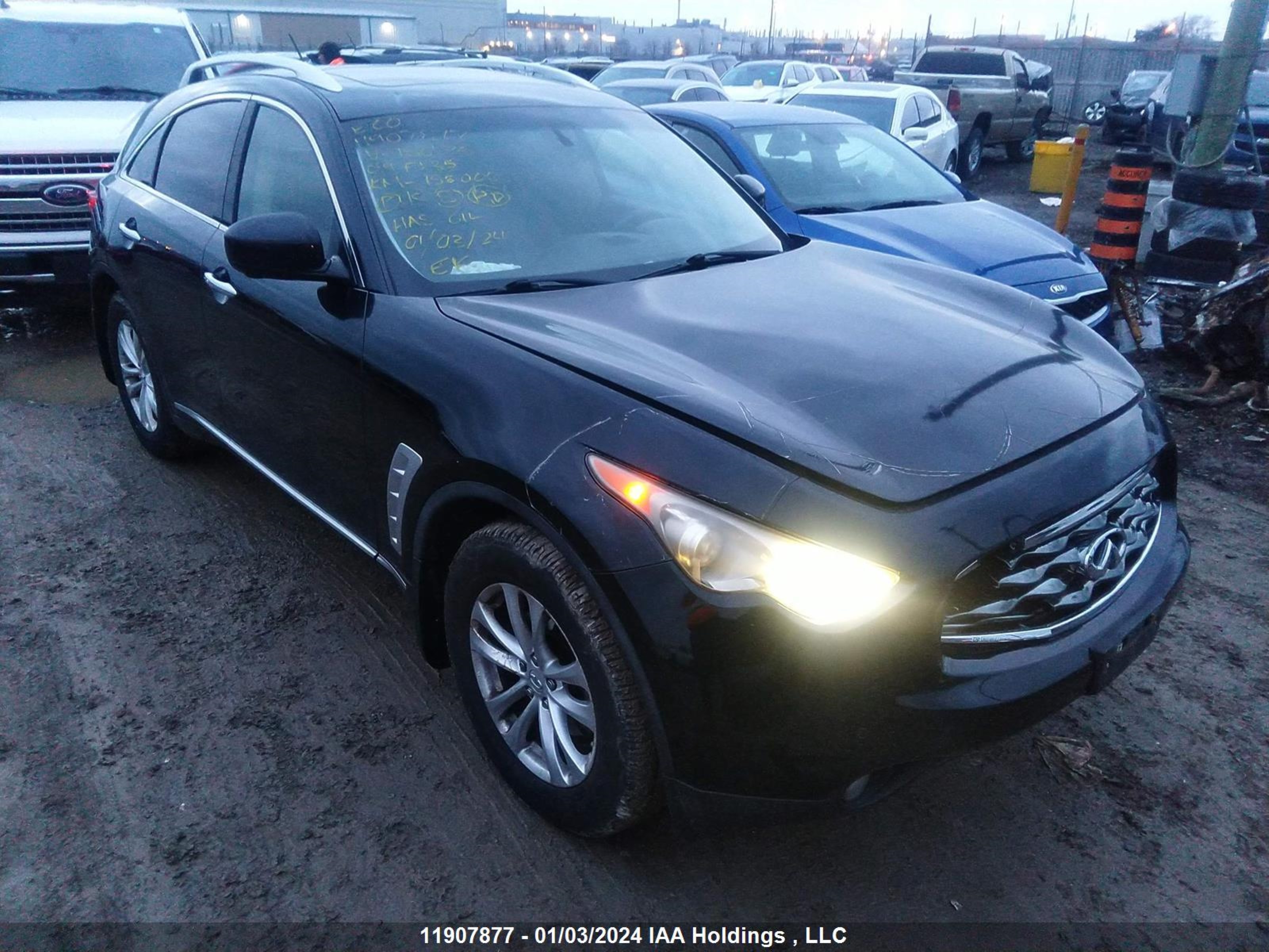 INFINITI FX 2009 jnras18w99m158176