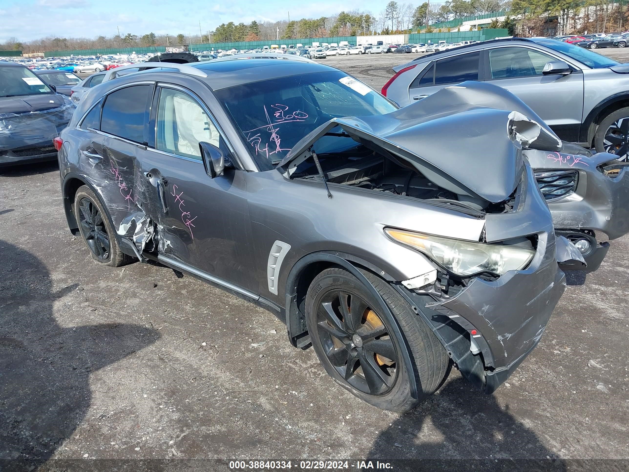 INFINITI FX 2009 jnras18wx9m150653