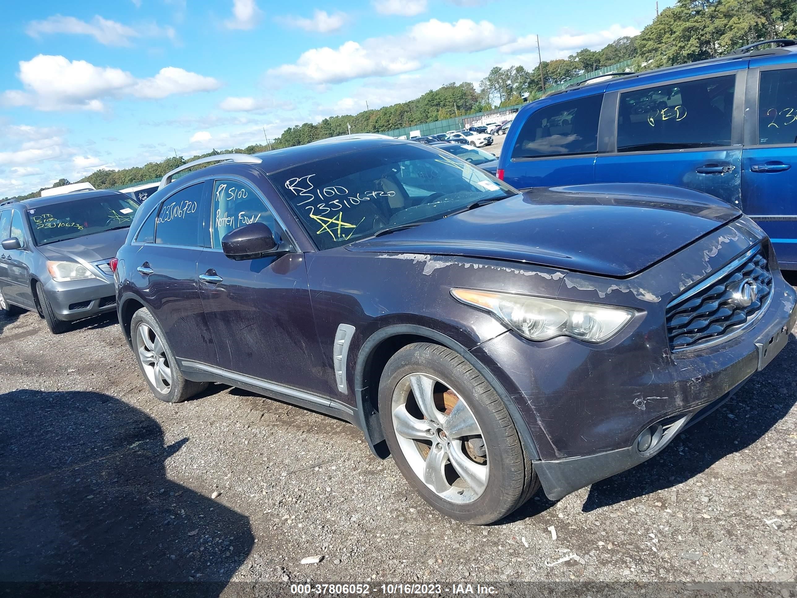 INFINITI FX 2009 jnras18wx9m156047