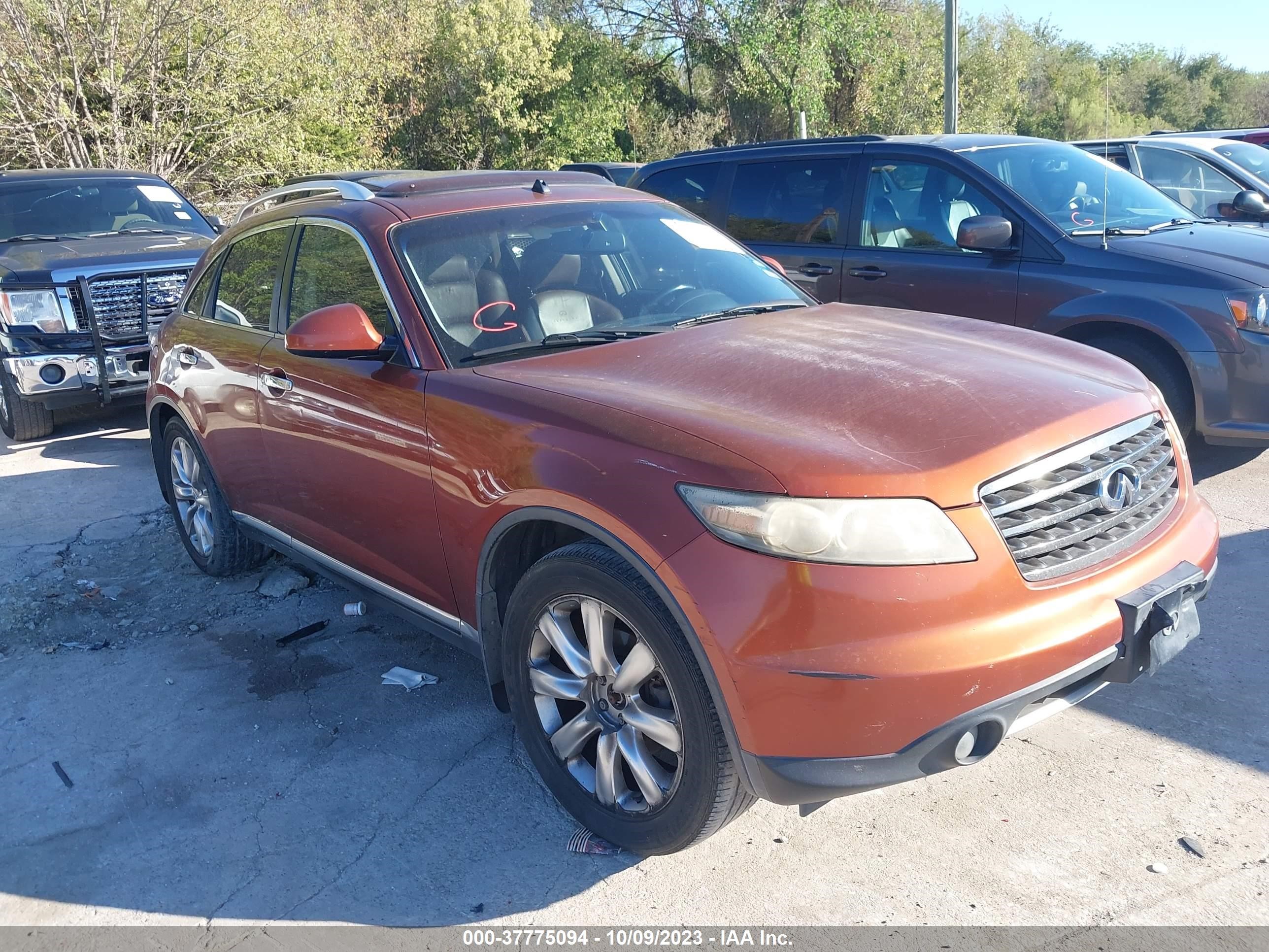 INFINITI FX 2007 jnrbs08w47x400477