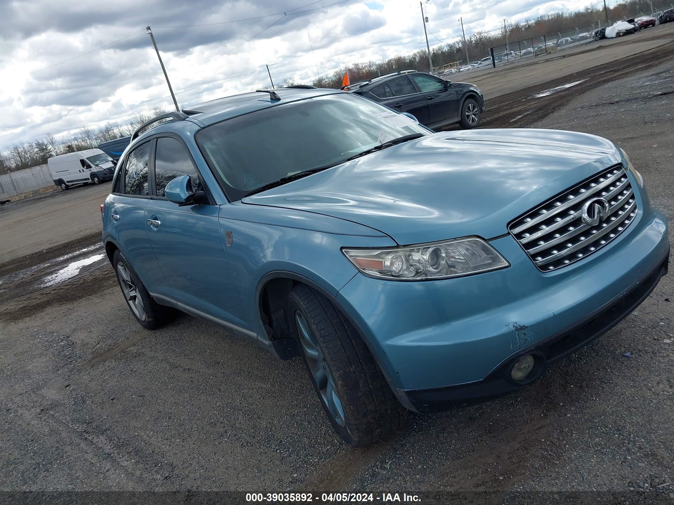 INFINITI FX 2003 jnrbs08w93x401229