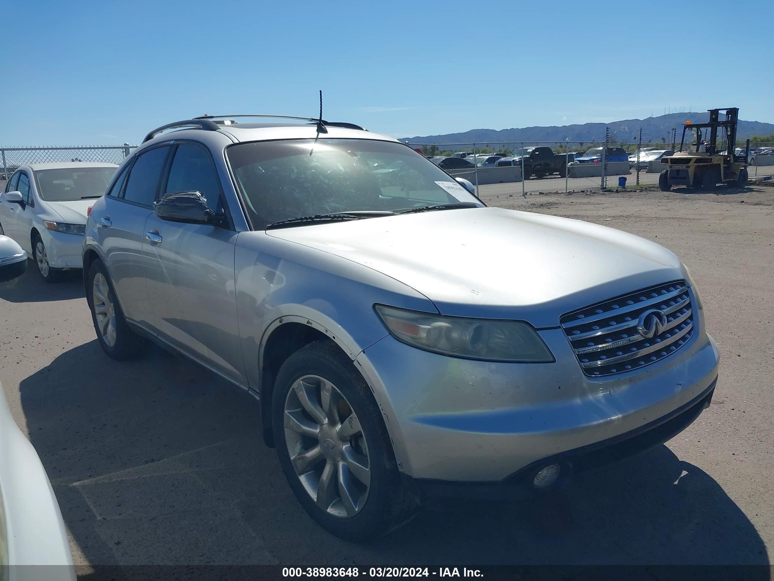 INFINITI FX 2003 jnrbs08w93x404714