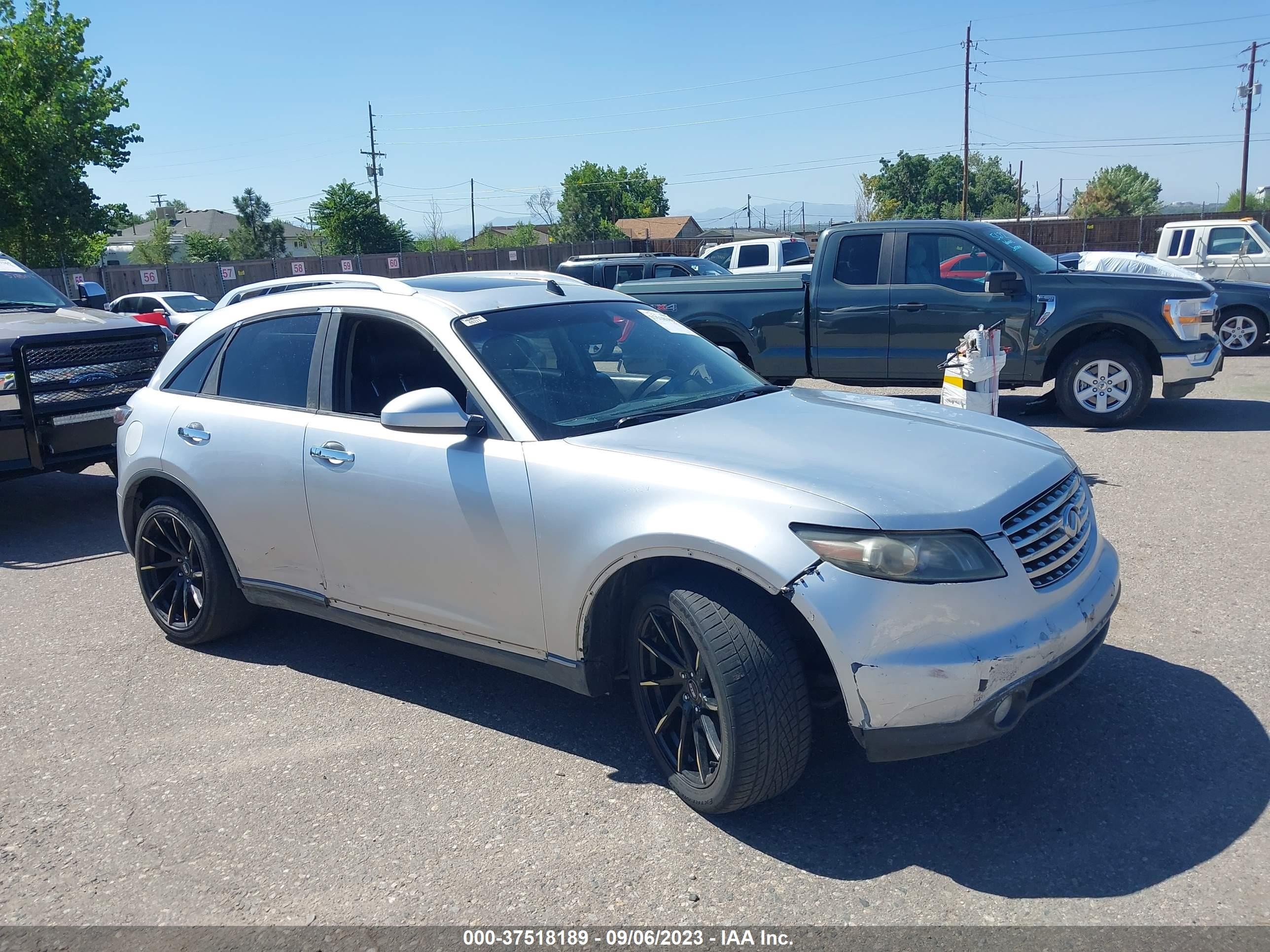 INFINITI FX 2005 jnrbs08wx5x401176