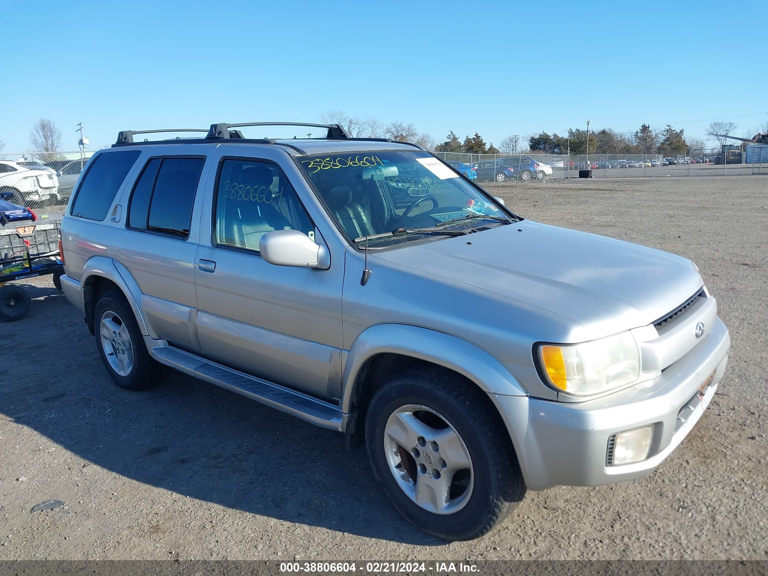 INFINITI QX4 2002 jnrdr09y12w258236