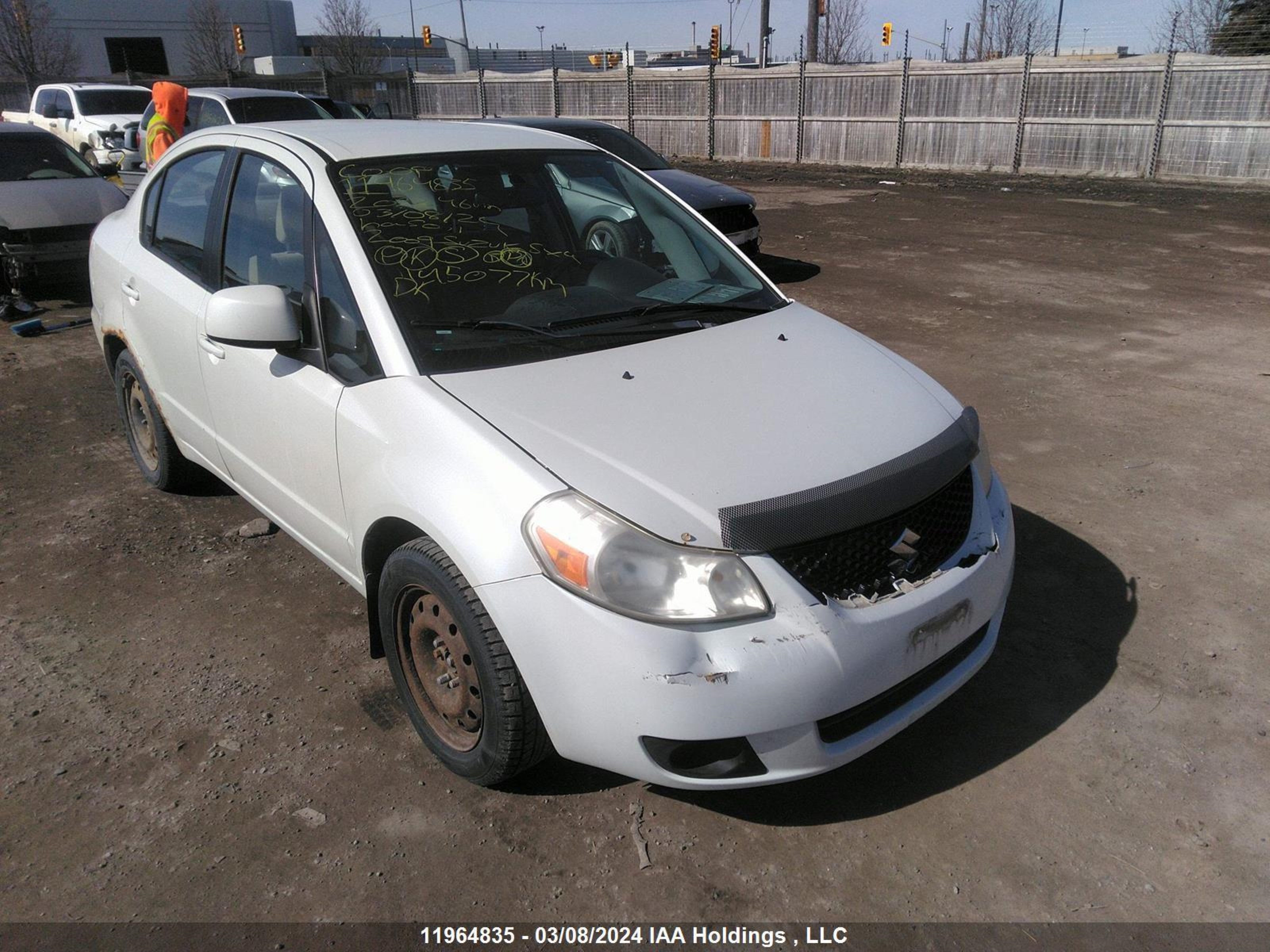 SUZUKI SX4 2009 js2yc412296203246