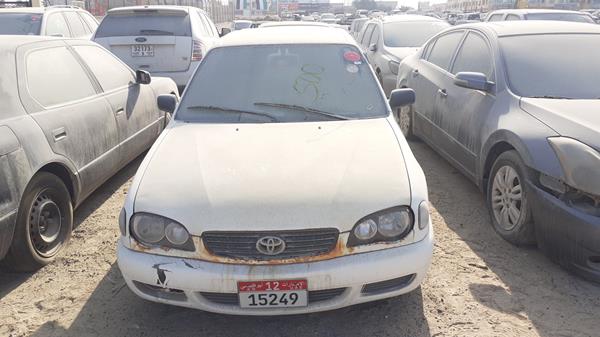 TOYOTA COROLLA 2000 jt2ba13e0y3097450