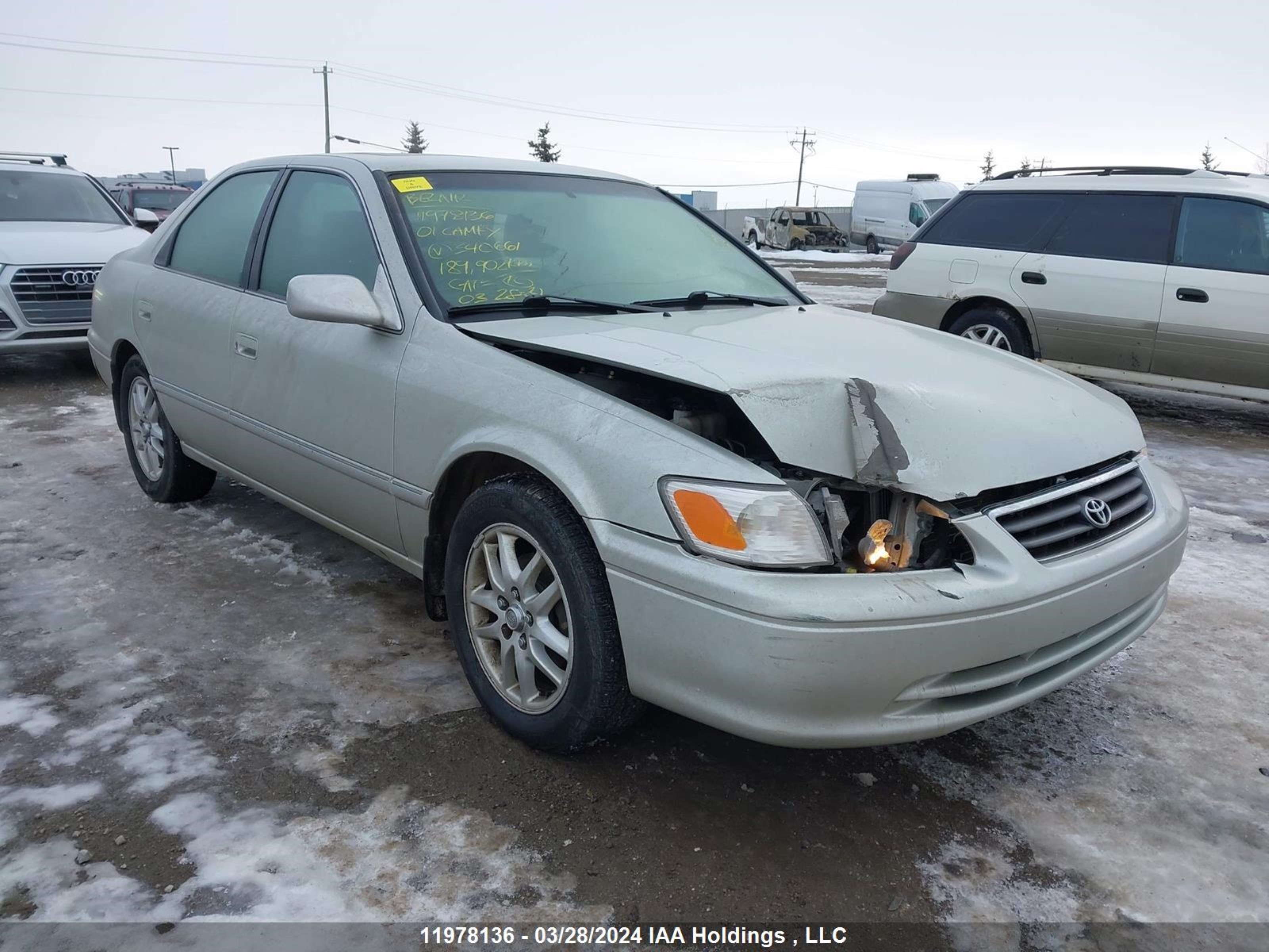 TOYOTA CAMRY 2001 jt2bf22k510340661