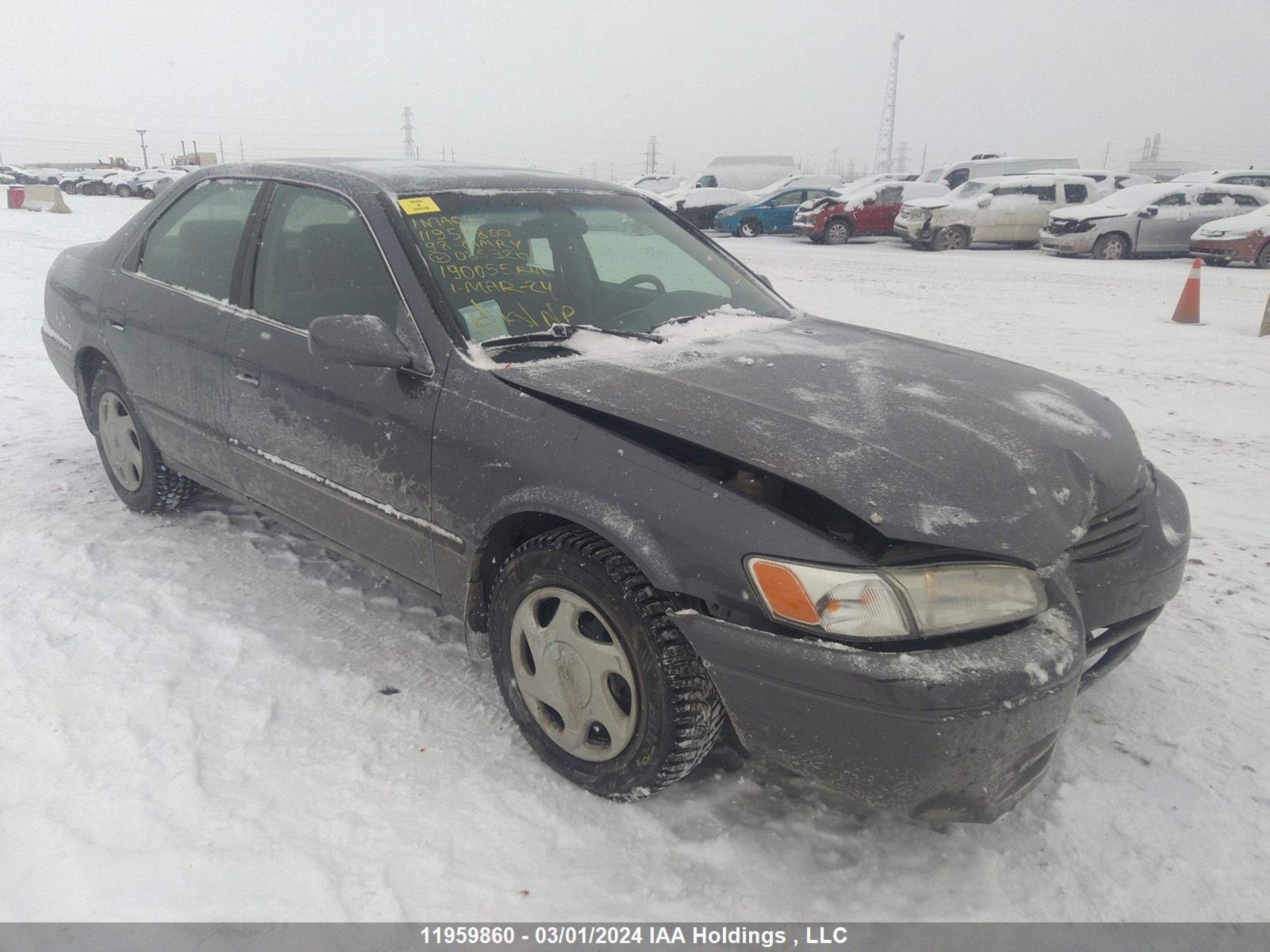 TOYOTA CAMRY 1998 jt2bf22k8w0085320