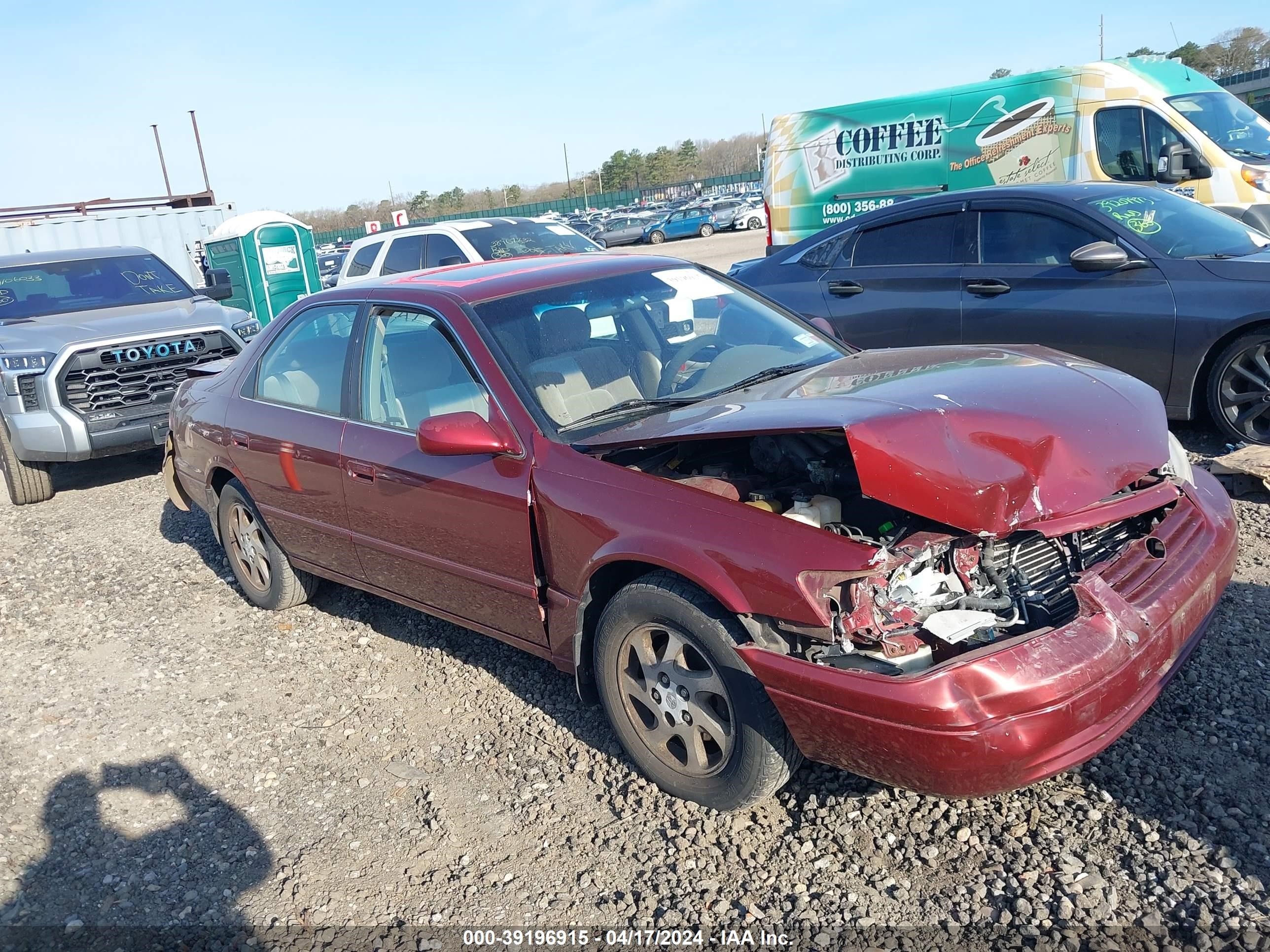 TOYOTA CAMRY 1999 jt2bf22k9x0208270