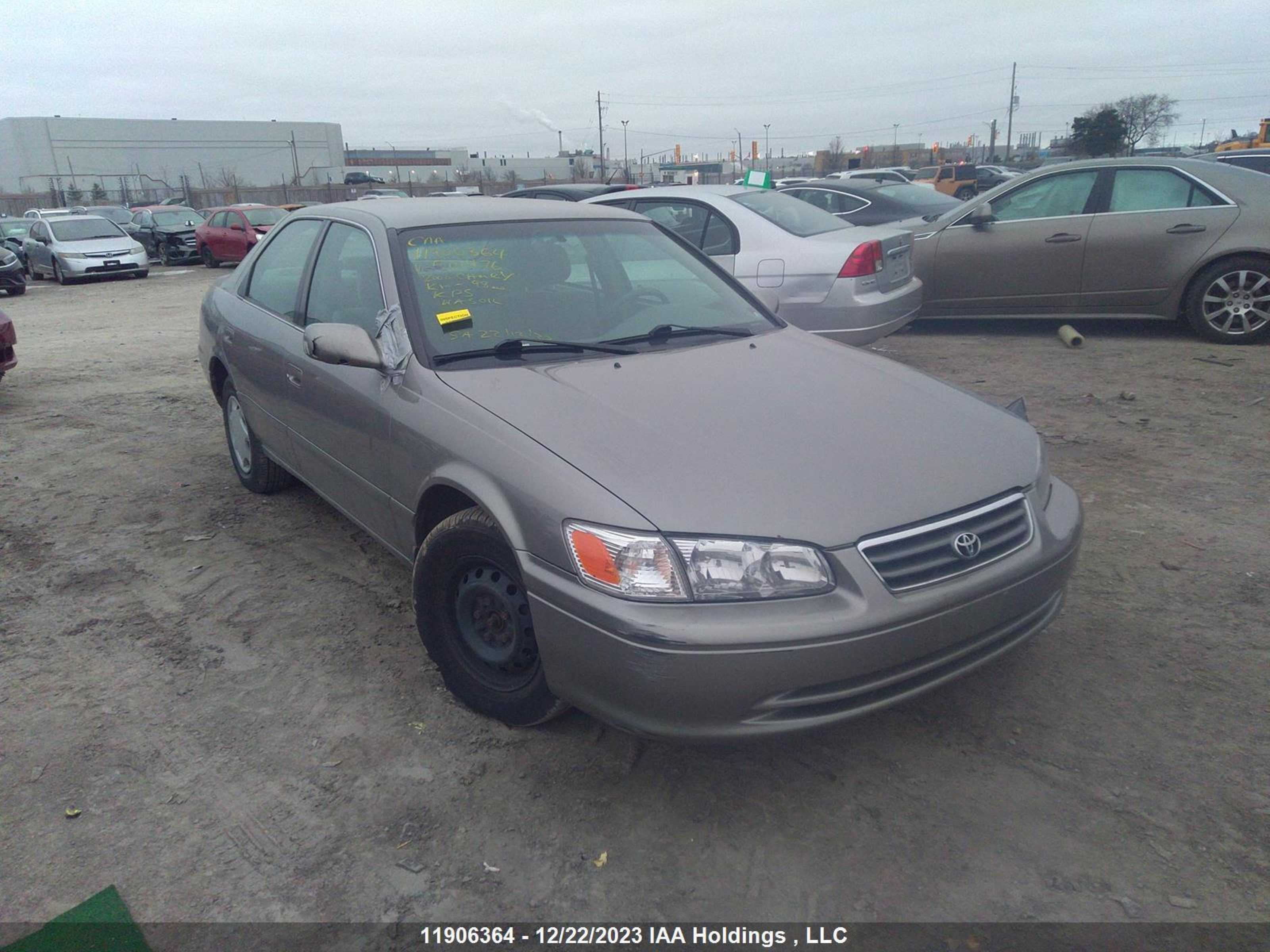 TOYOTA CAMRY 2000 jt2bg22k7y0510476