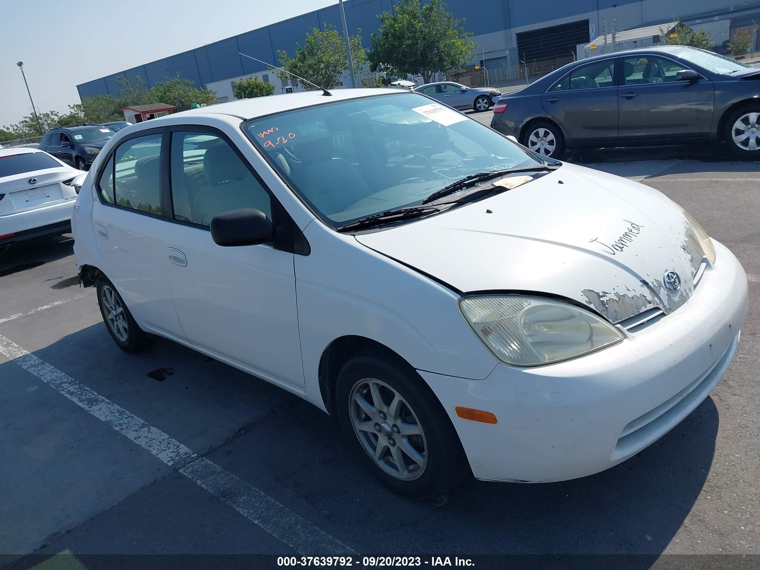 TOYOTA PRIUS 2002 jt2bk12u020055259